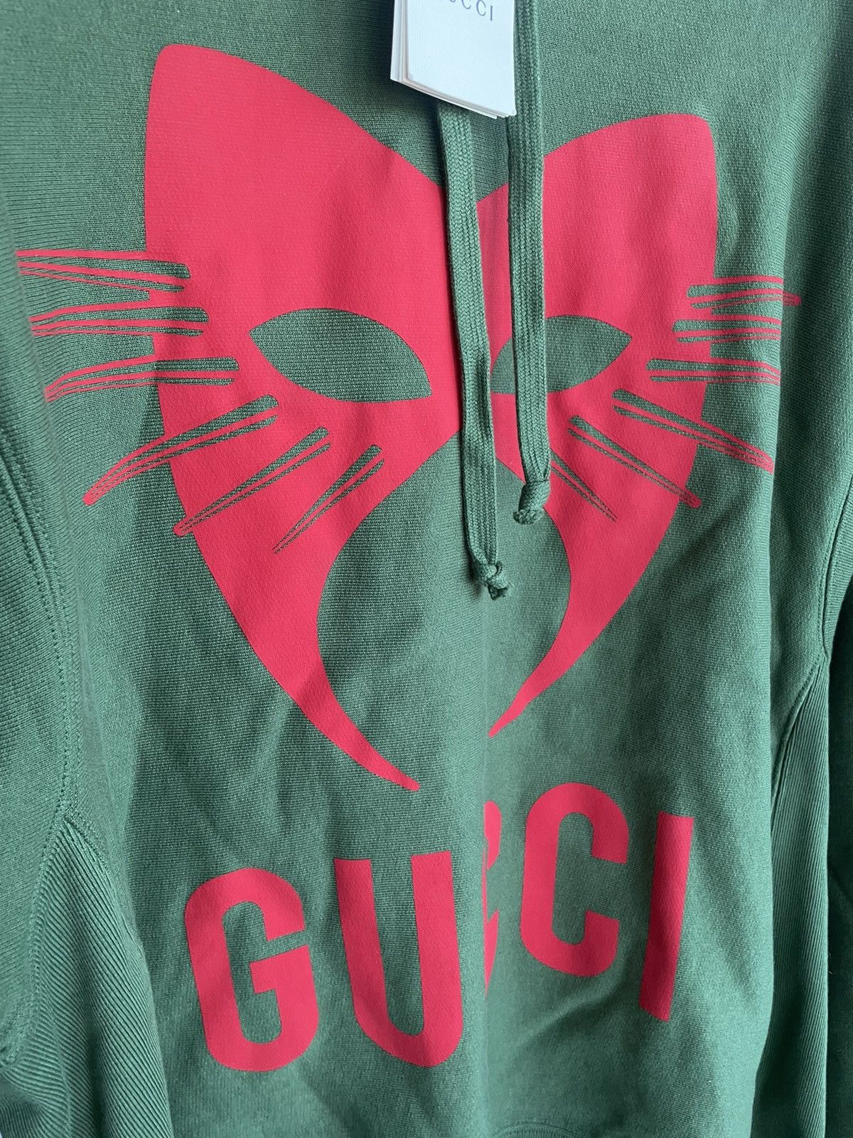Gucci Rare Brand New Limited Super Runway Gucci Logo Heavy Hoodie Size US XL / EU 56 / 4 - 22 Thumbnail