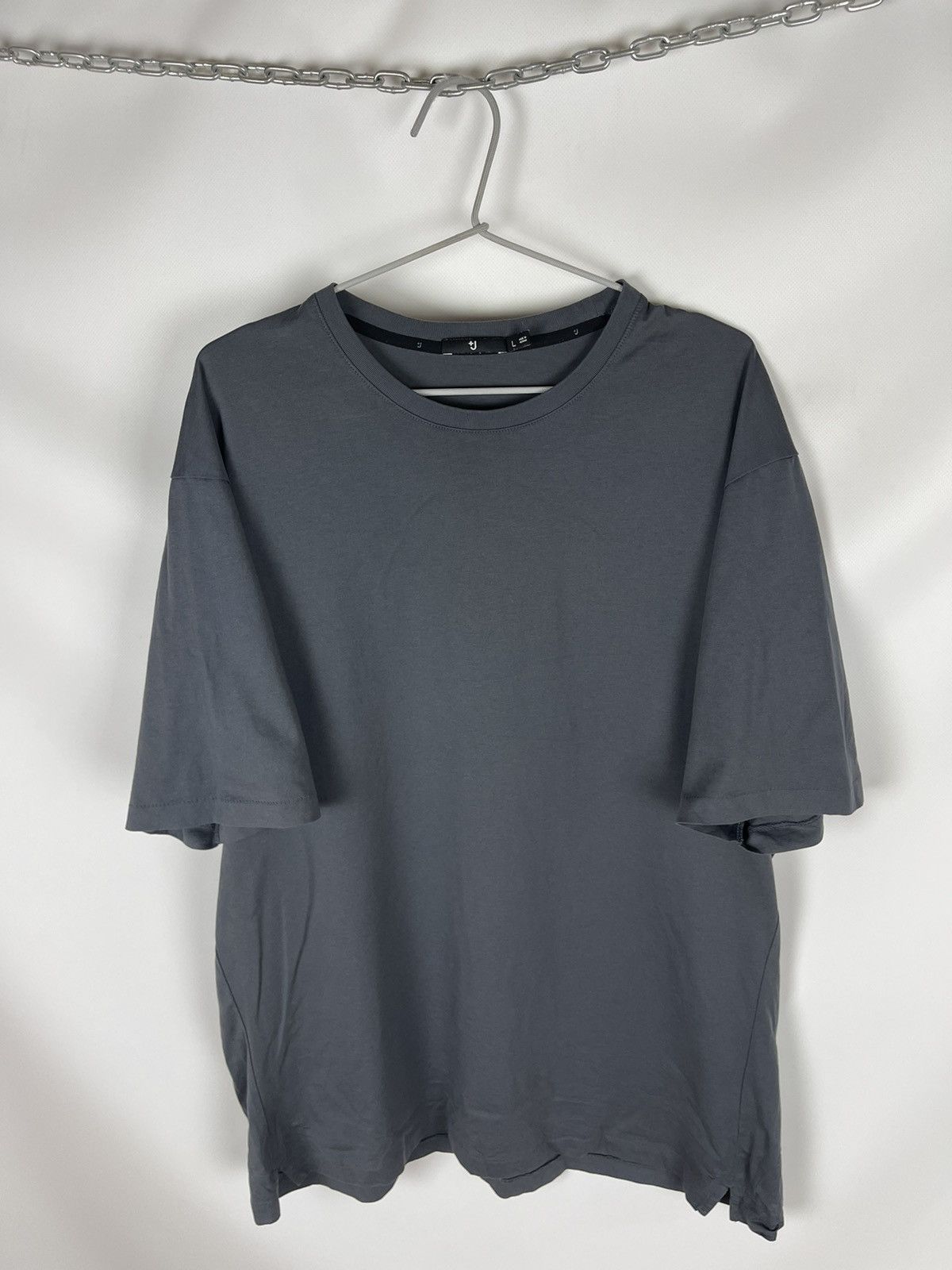 Jil Sander × Uniqlo Jil Sander x Uniqlo dark grey hype hi-fashion tee shirt Size US L / EU 52-54 / 3 - 9 Thumbnail
