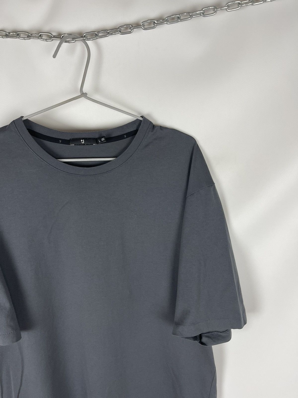 Jil Sander × Uniqlo Jil Sander x Uniqlo dark grey hype hi-fashion tee shirt Size US L / EU 52-54 / 3 - 3 Thumbnail