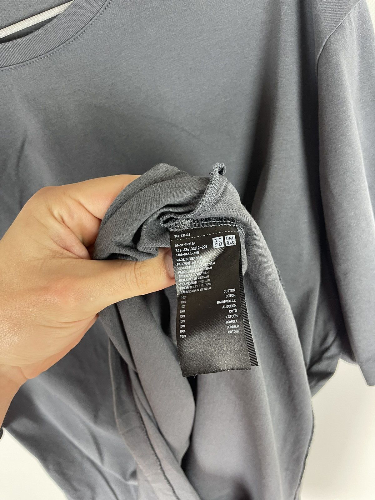 Jil Sander × Uniqlo Jil Sander x Uniqlo dark grey hype hi-fashion tee shirt Size US L / EU 52-54 / 3 - 10 Thumbnail