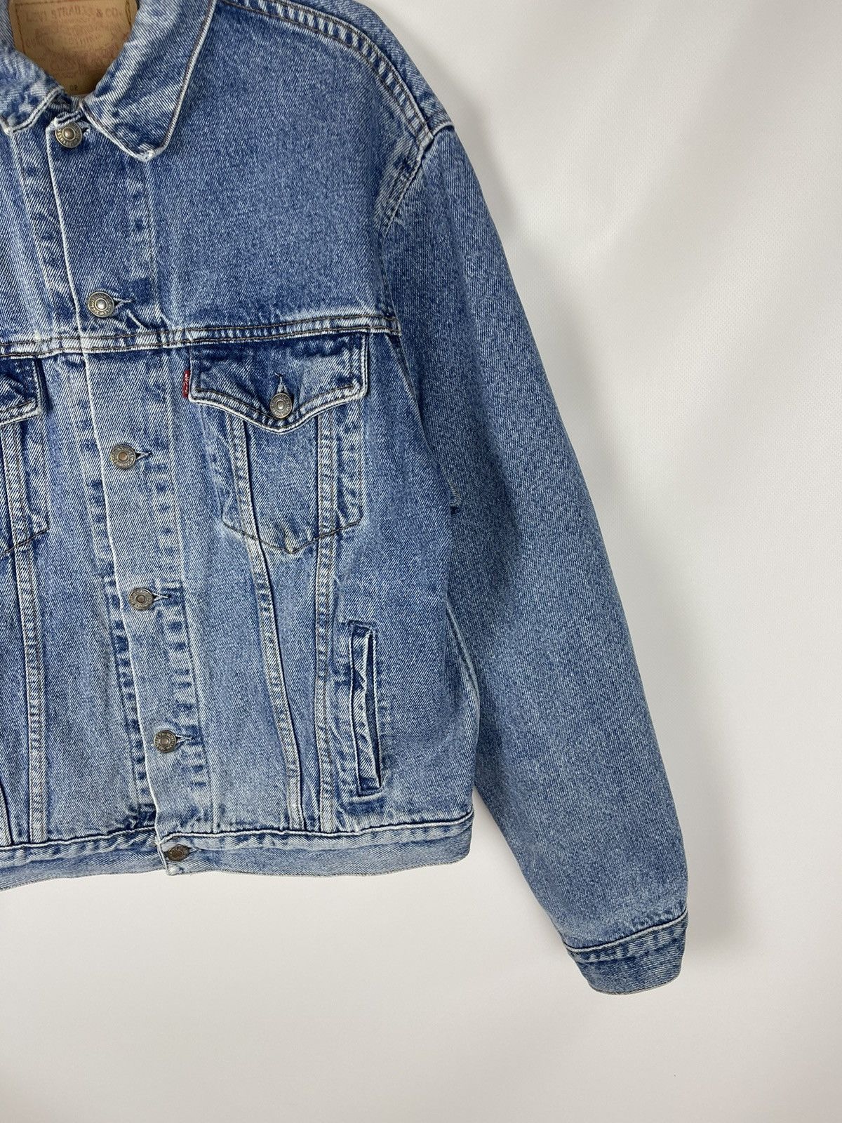 Levi's Levi’s vintage 90s made in Great Britain blue denim jacket Size US S / EU 44-46 / 1 - 7 Thumbnail