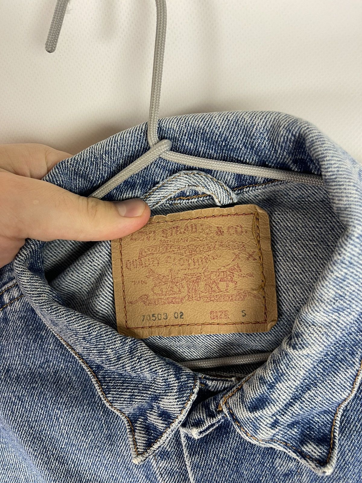 Levi's Levi’s vintage 90s made in Great Britain blue denim jacket Size US S / EU 44-46 / 1 - 12 Thumbnail