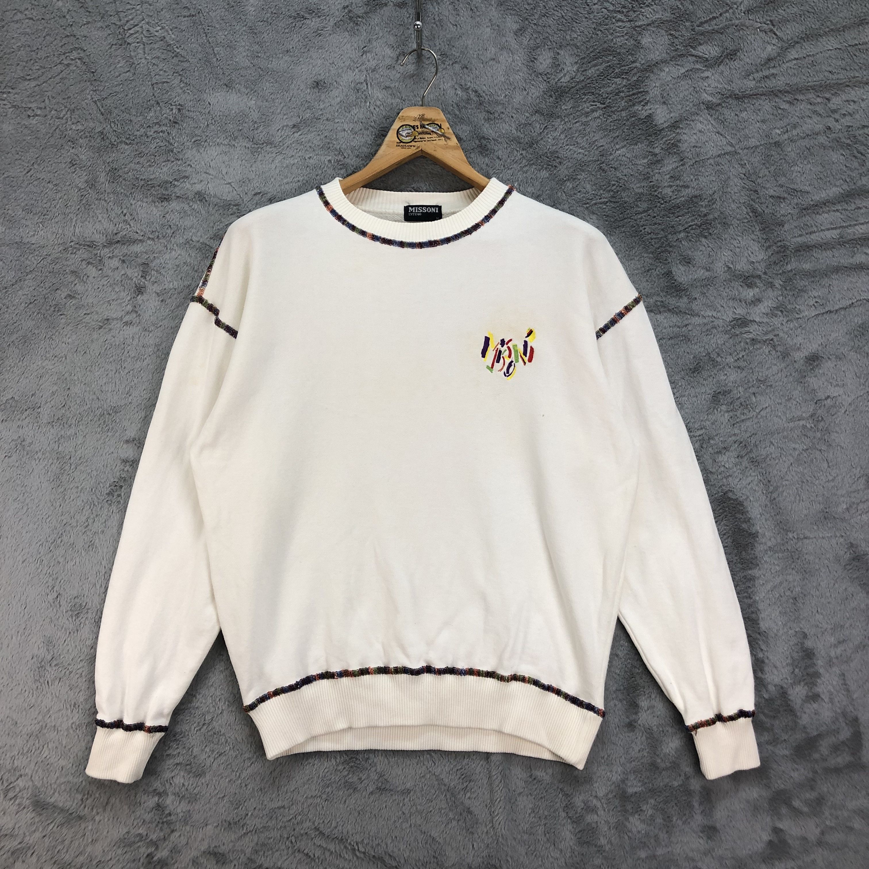 Missoni Missoni Intimo Colorful Logo Sweatshirts #4683-163 Size US M / EU 48-50 / 2 - 1 Thumbnail