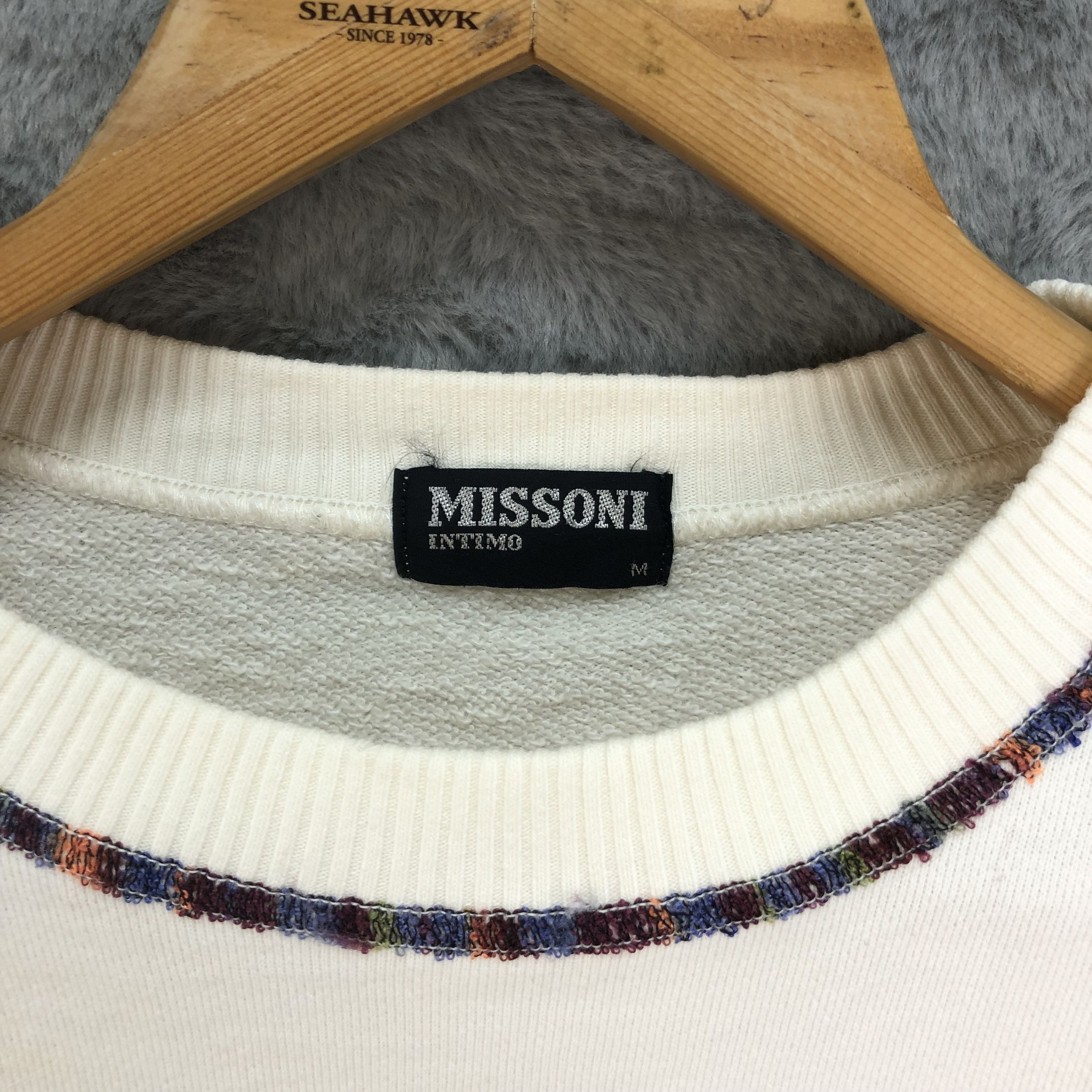 Missoni Missoni Intimo Colorful Logo Sweatshirts #4683-163 Size US M / EU 48-50 / 2 - 9 Thumbnail