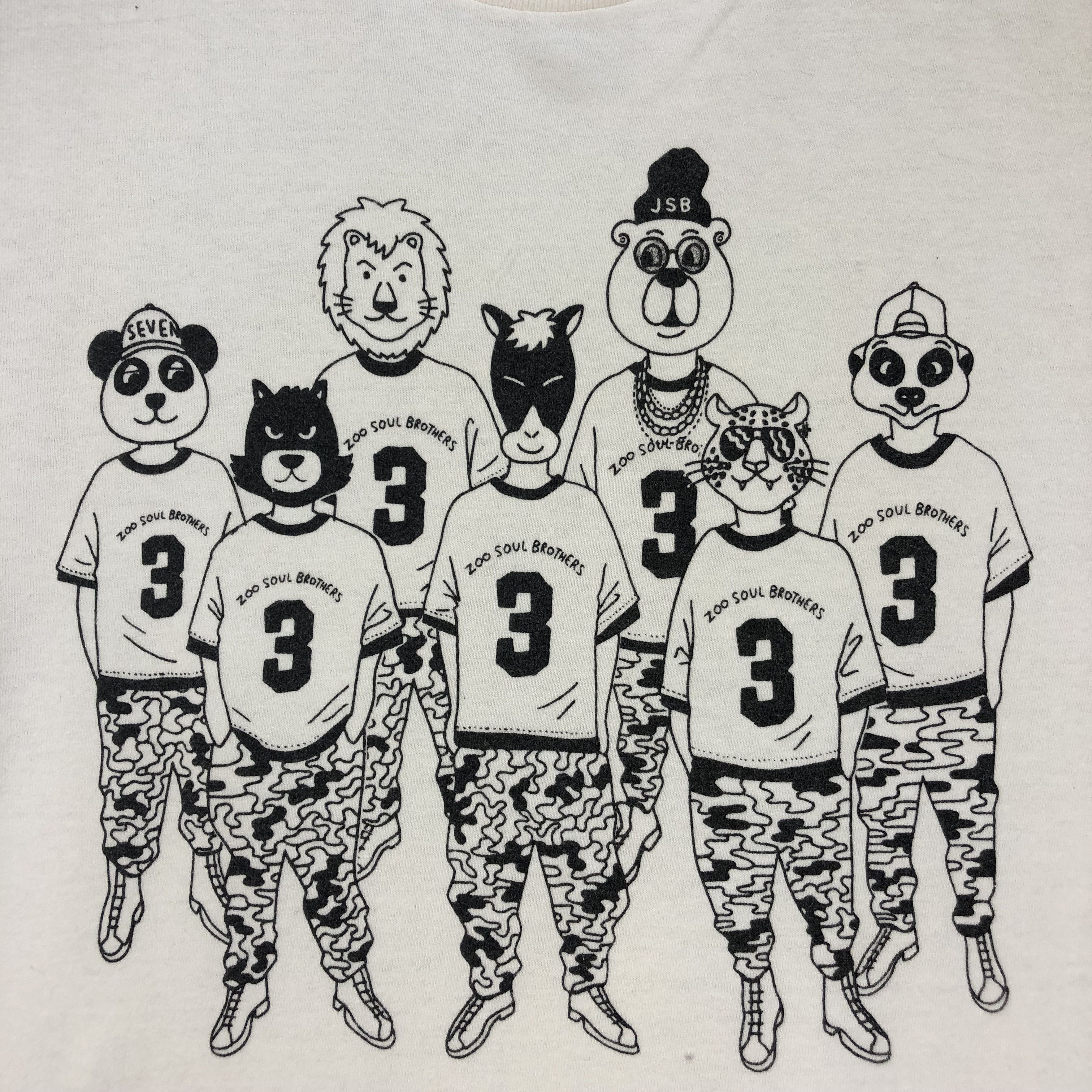 Japanese Brand UNKNOW METROPOLIZ J Soul Brothers Exile Tribe Tee #4691-163 Size US L / EU 52-54 / 3 - 4 Thumbnail