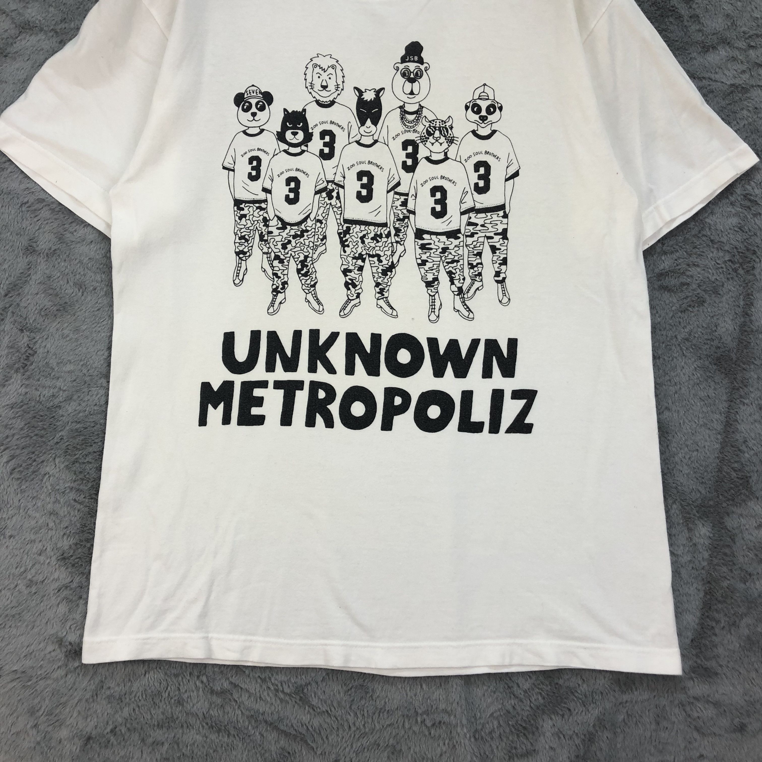 Japanese Brand UNKNOW METROPOLIZ J Soul Brothers Exile Tribe Tee #4691-163 Size US L / EU 52-54 / 3 - 5 Thumbnail