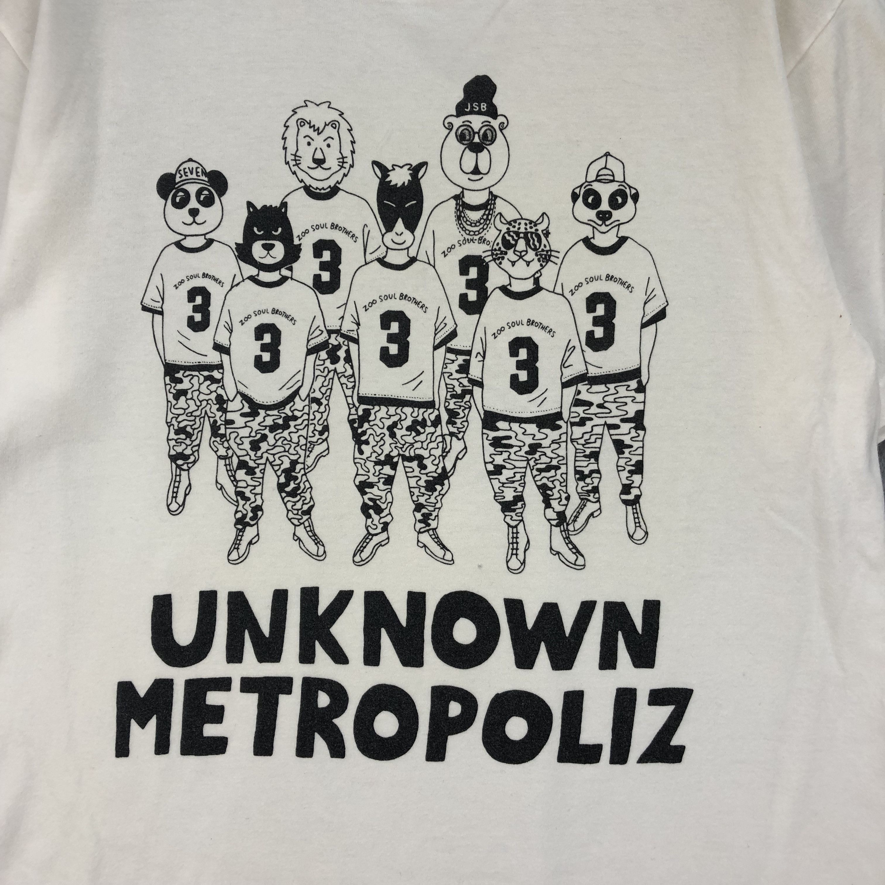 Japanese Brand UNKNOW METROPOLIZ J Soul Brothers Exile Tribe Tee #4691-163 Size US L / EU 52-54 / 3 - 3 Thumbnail