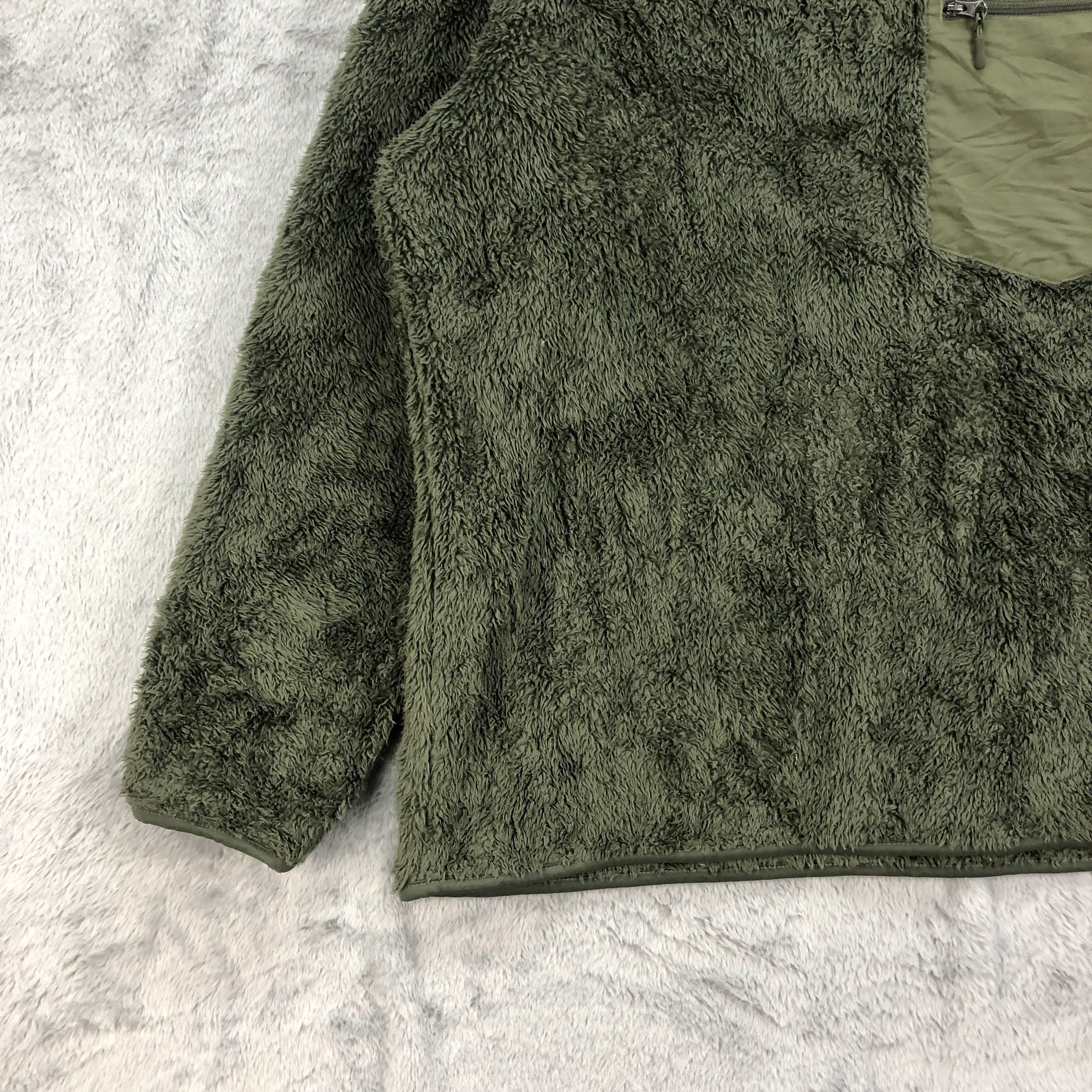 Engineered Garments Uniqlo X Engineered Garments Green Fleece Sweater #4702-164 Size US XL / EU 56 / 4 - 4 Thumbnail