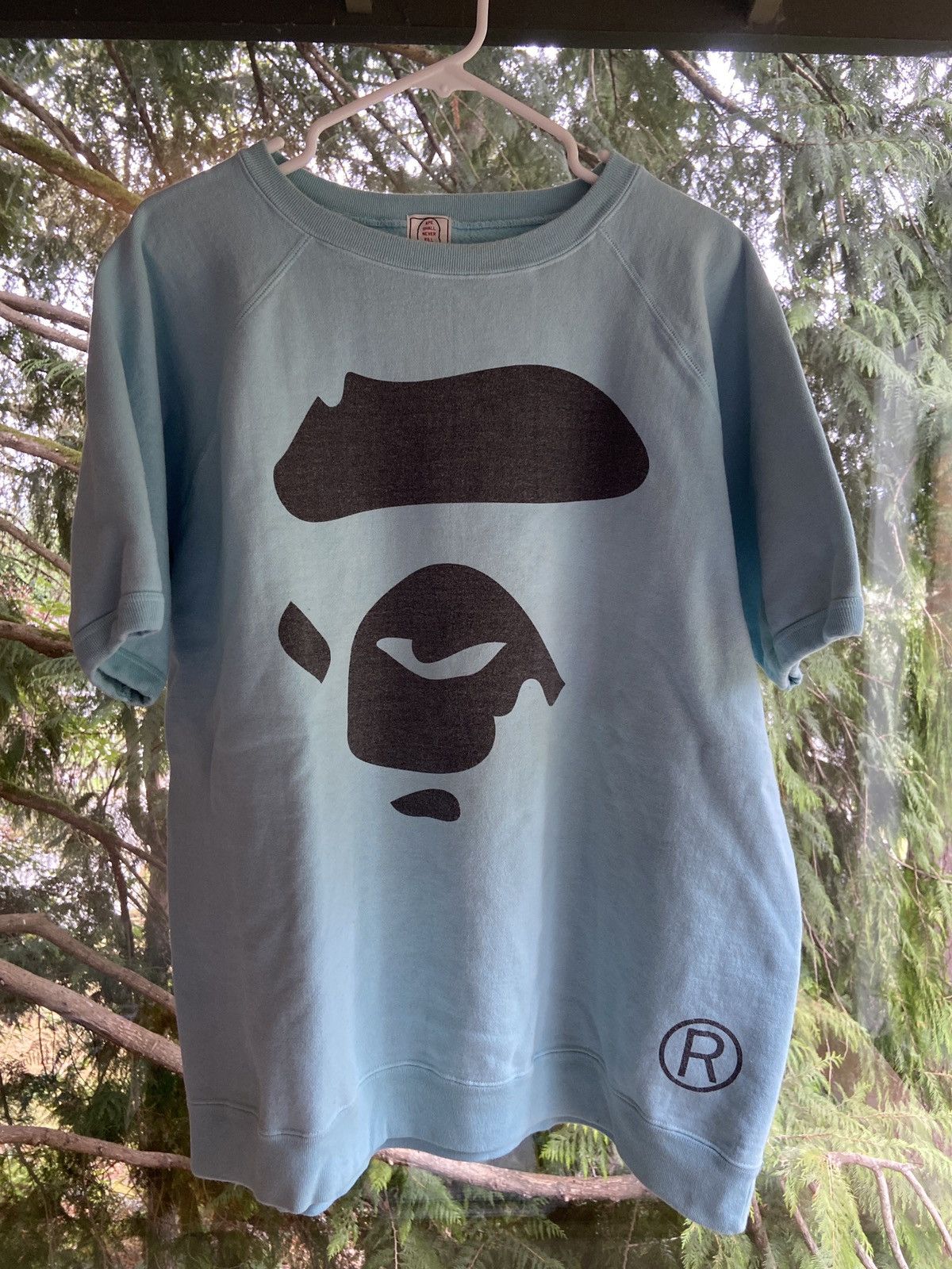 Bape Bathing Ape Short Sleeve Sweatshirt Size US XL / EU 56 / 4 - 1 Thumbnail