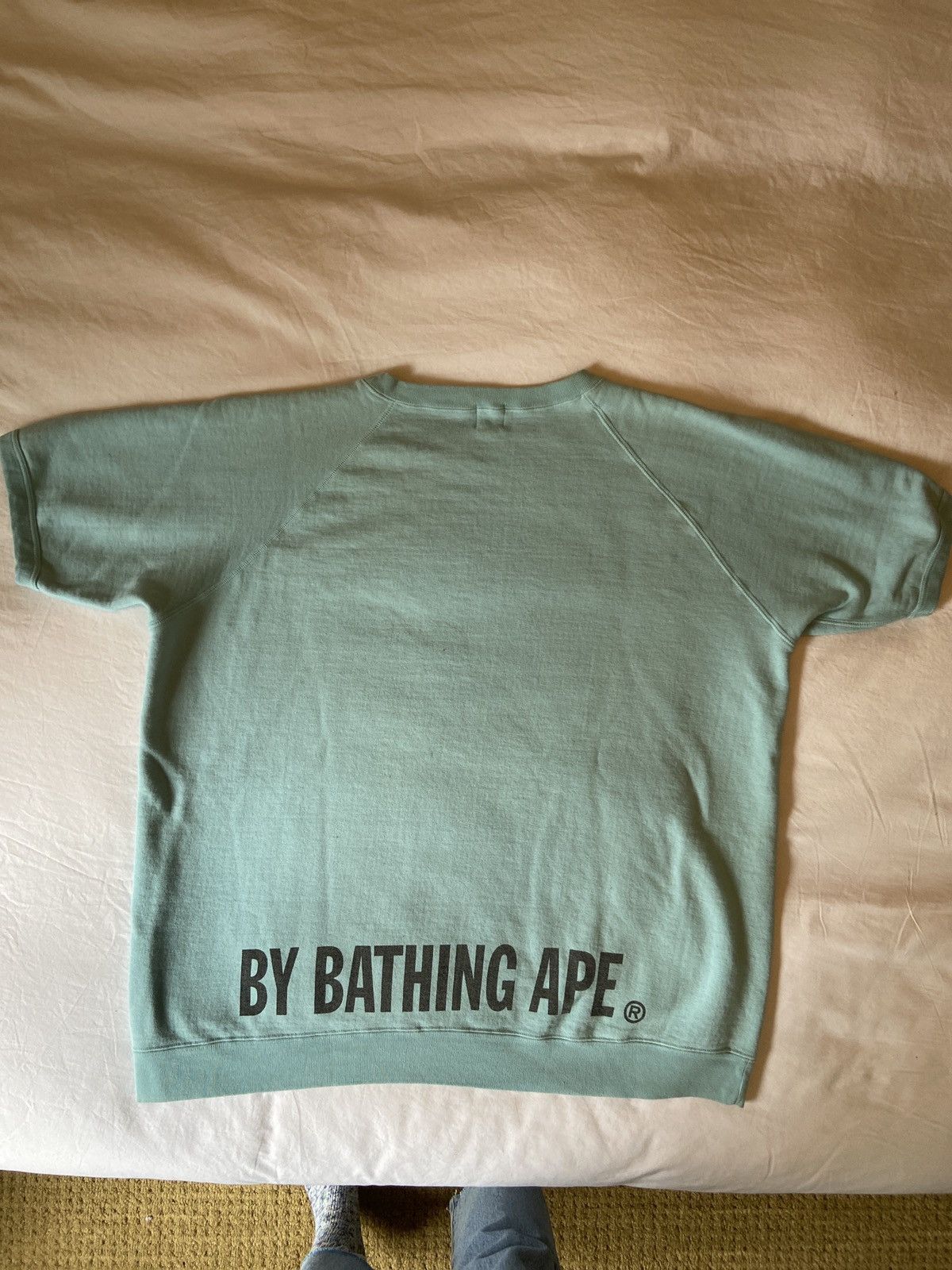 Bape Bathing Ape Short Sleeve Sweatshirt Size US XL / EU 56 / 4 - 6 Thumbnail
