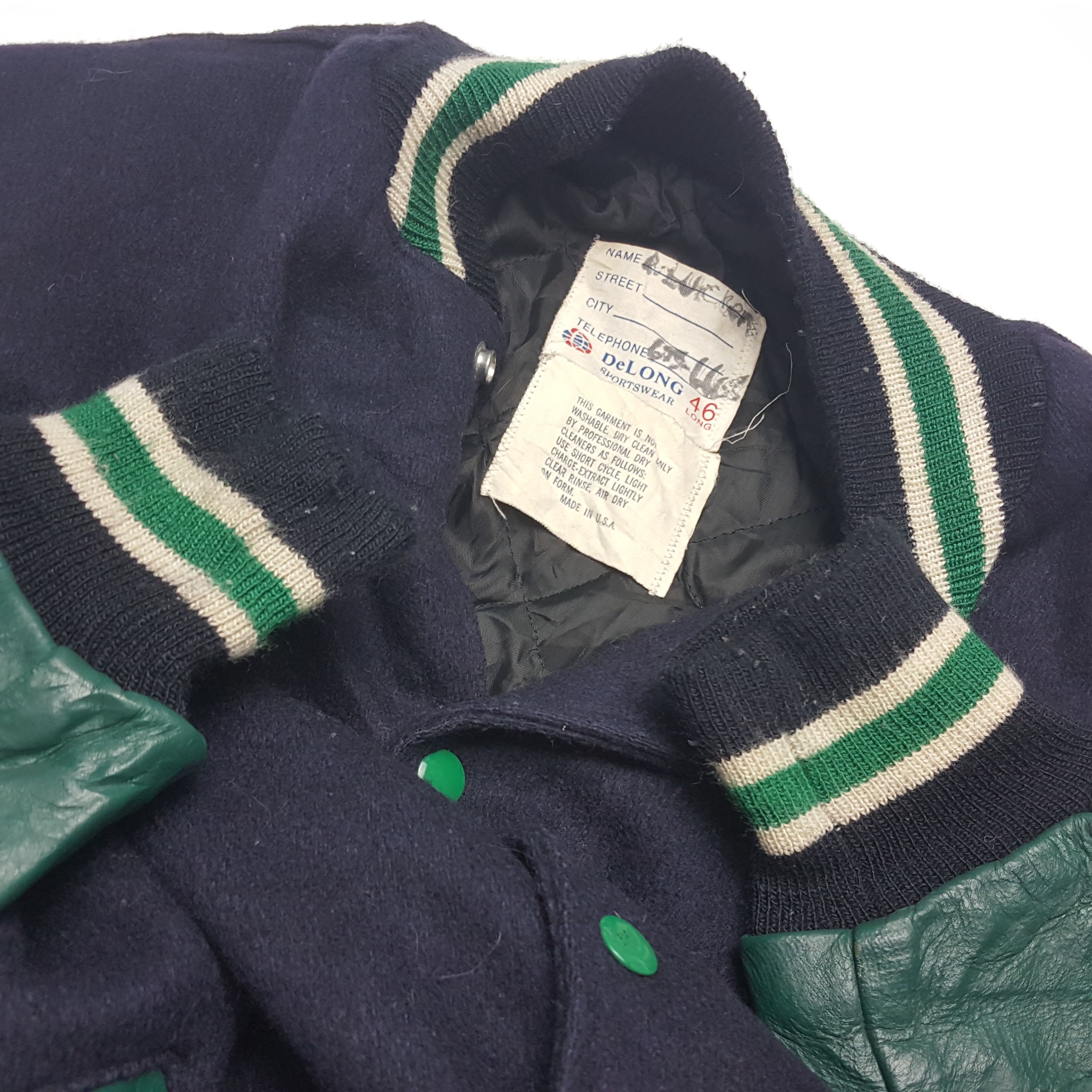 Vintage Streetwear Custom NUMBER NINE Art Style Varsity Jacket Size US XXL / EU 58 / 5 - 9 Thumbnail