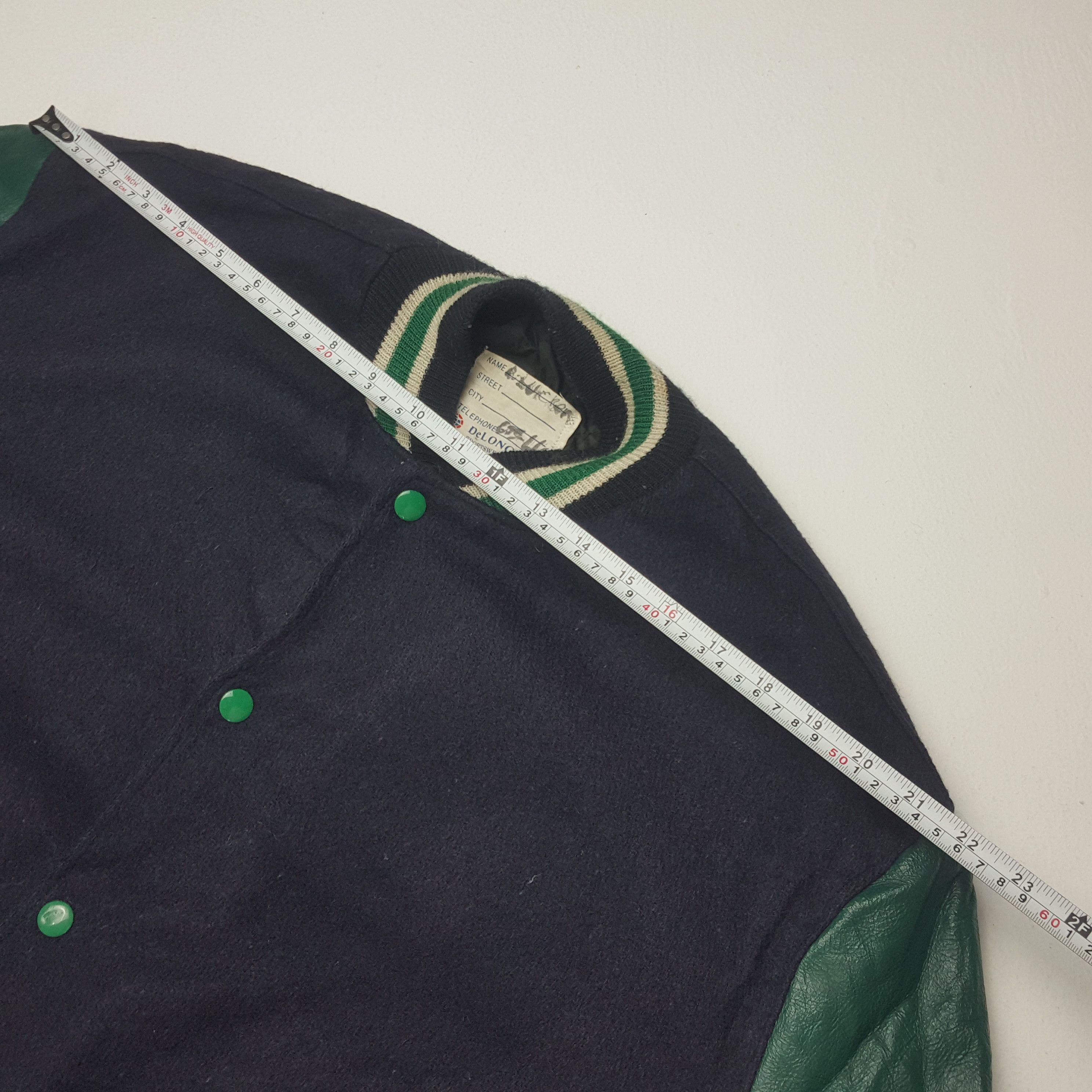 Vintage Streetwear Custom NUMBER NINE Art Style Varsity Jacket Size US XXL / EU 58 / 5 - 5 Thumbnail