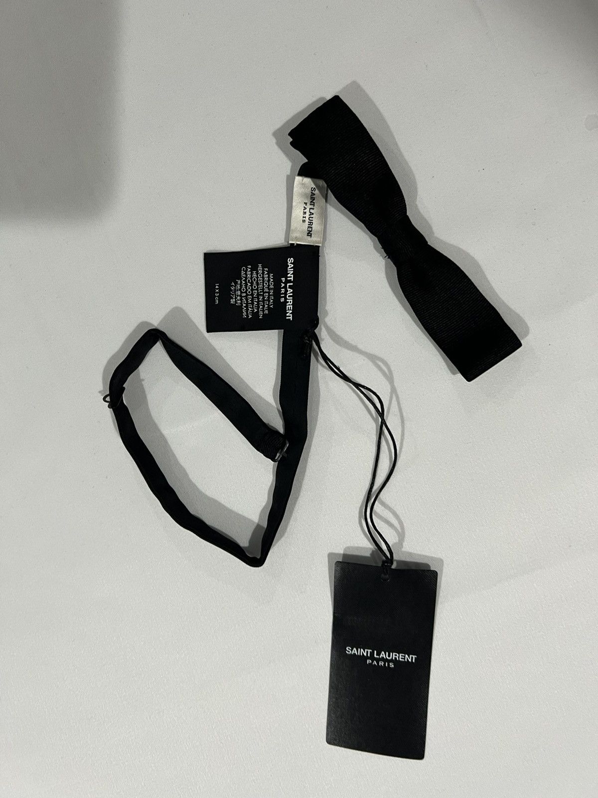 Saint Laurent Paris Saint Laurent bow tie. Size ONE SIZE - 1 Thumbnail