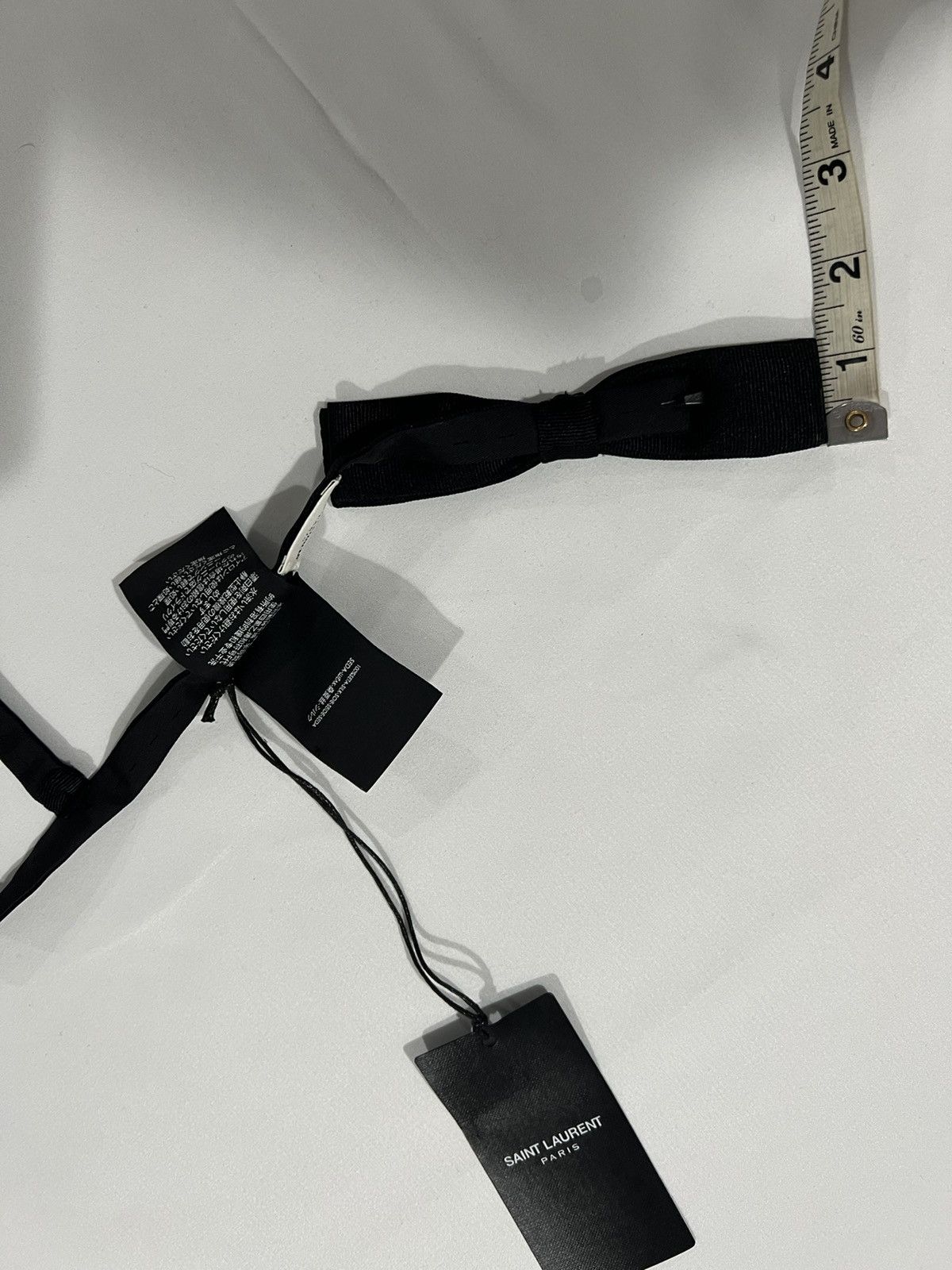 Saint Laurent Paris Saint Laurent bow tie. Size ONE SIZE - 3 Thumbnail