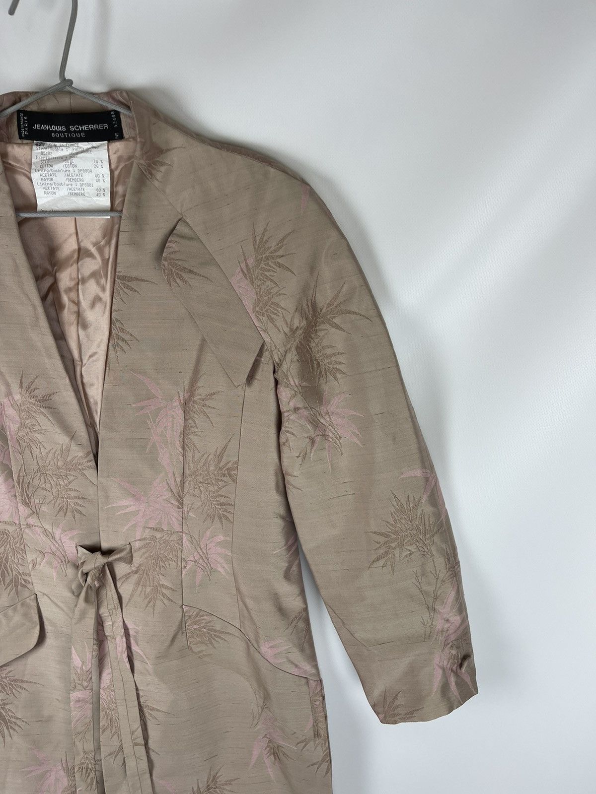 Jean-Louis Scherrer Jean-Louis Scherrer Boutique silk trench coat made in France Size L / US 10 / IT 46 - 6 Thumbnail