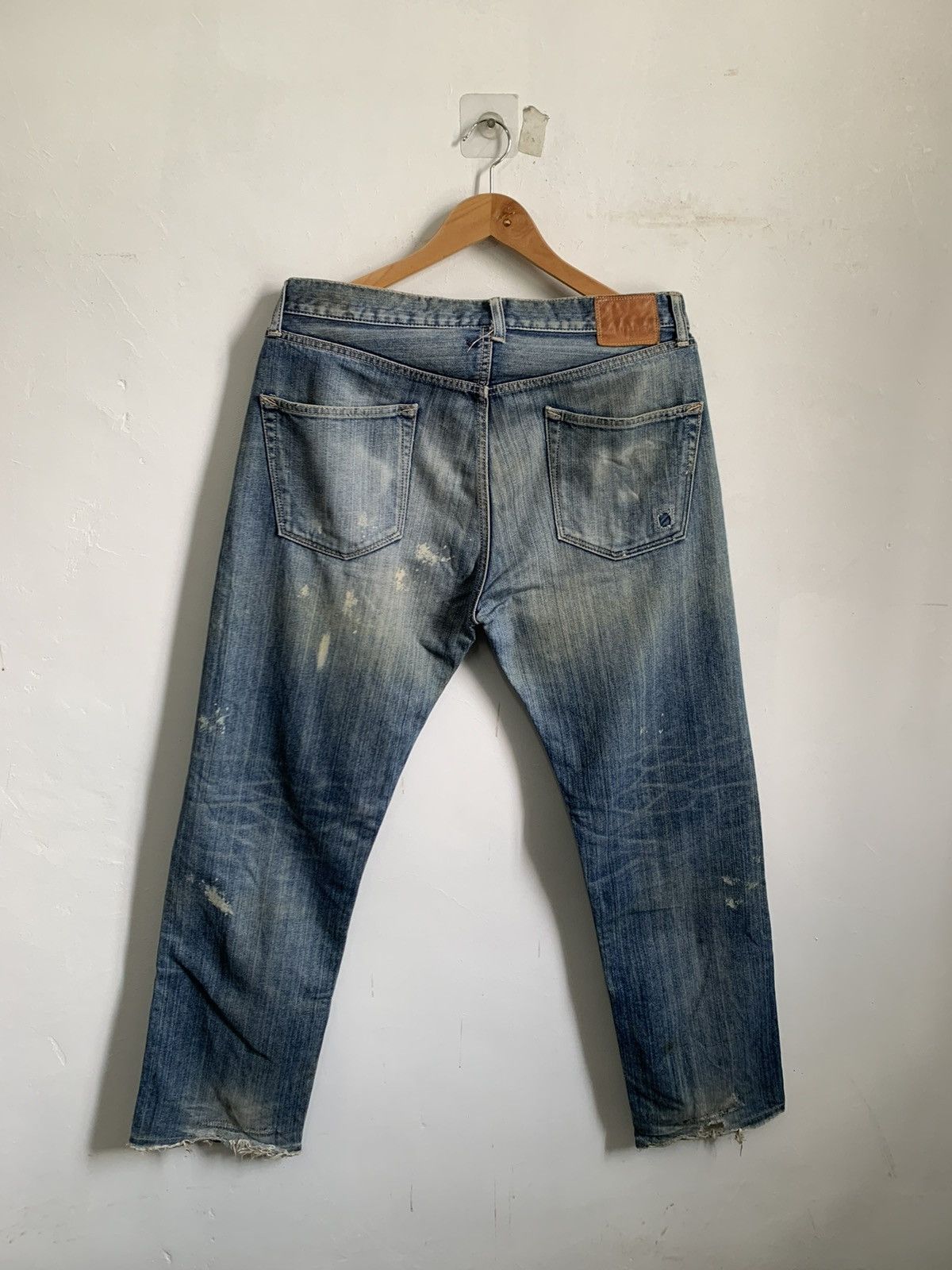 Hysteric Glamour JS Home Stead Distressed Jeans Denim Size US 34 / EU 50 - 2 Thumbnail