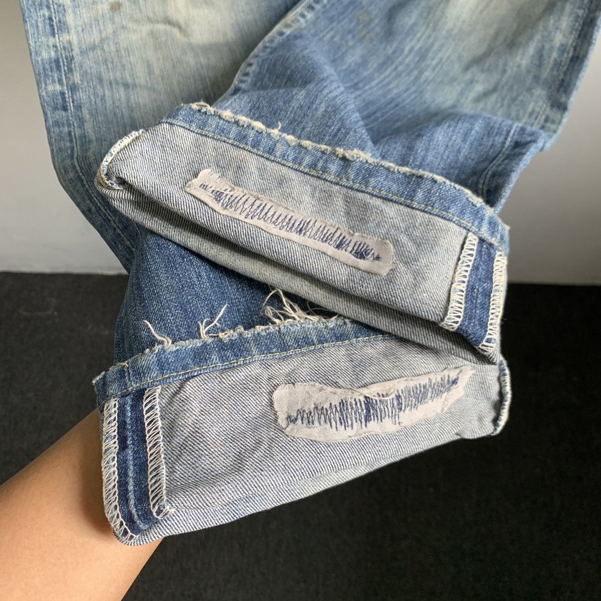 Hysteric Glamour JS Home Stead Distressed Jeans Denim Size US 34 / EU 50 - 8 Thumbnail