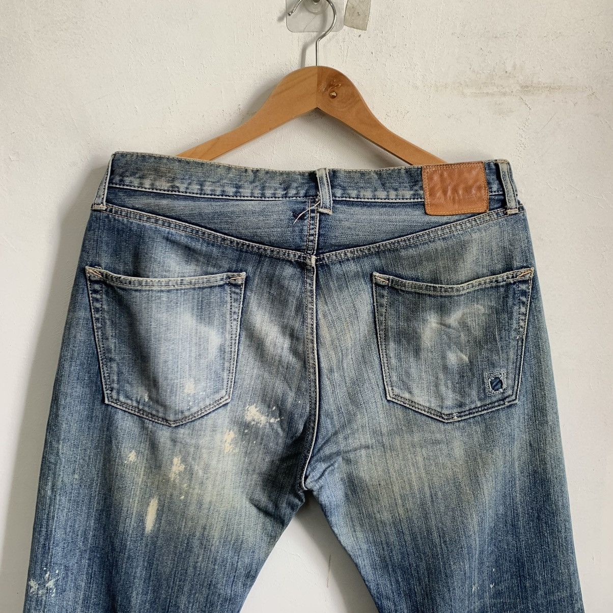 Hysteric Glamour JS Home Stead Distressed Jeans Denim Size US 34 / EU 50 - 9 Thumbnail