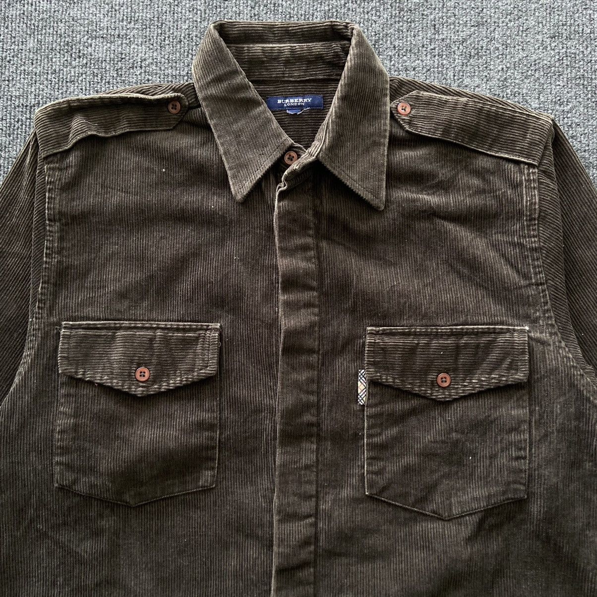Burberry Burberry London Corduroy long sleeve shirt Size US L / EU 52-54 / 3 - 2 Thumbnail