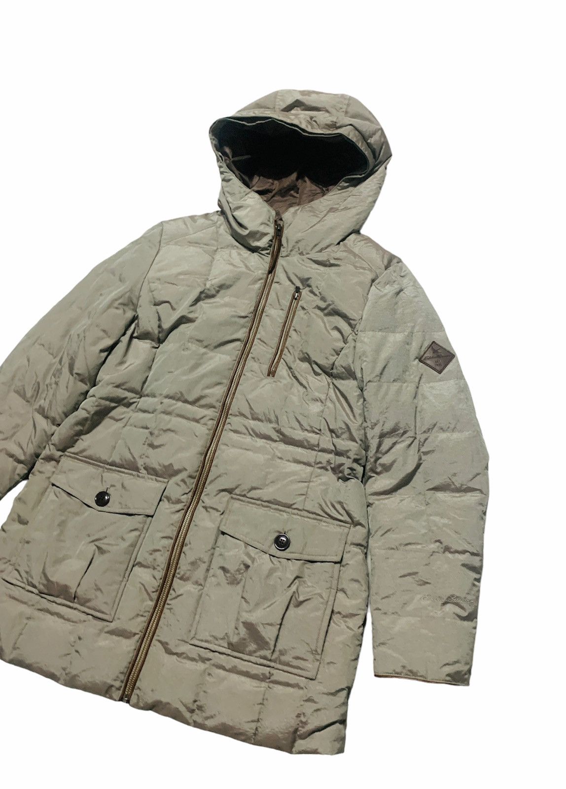 Eddie Bauer Vintage Eddie Bauer padded puffer down hoodie jacket Size S / US 4 / IT 40 - 3 Thumbnail
