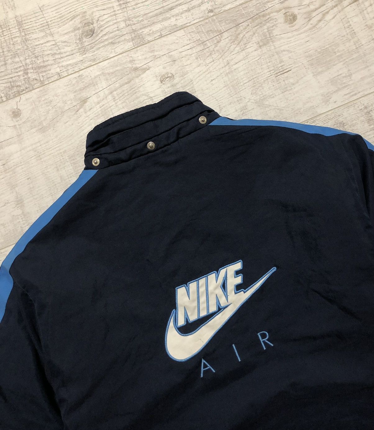 Nike × Vintage Vintage Y2K Nike Nylon Drill Light Puffer Jacket Size US S / EU 44-46 / 1 - 13 Thumbnail