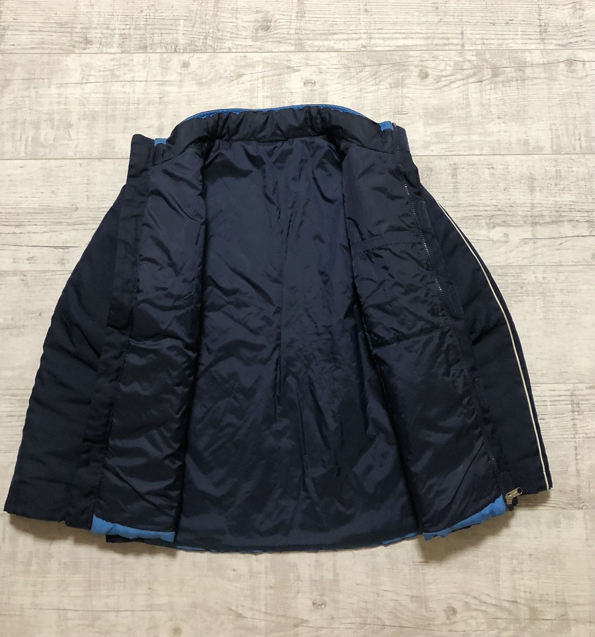 Nike × Vintage Vintage Y2K Nike Nylon Drill Light Puffer Jacket Size US S / EU 44-46 / 1 - 9 Thumbnail