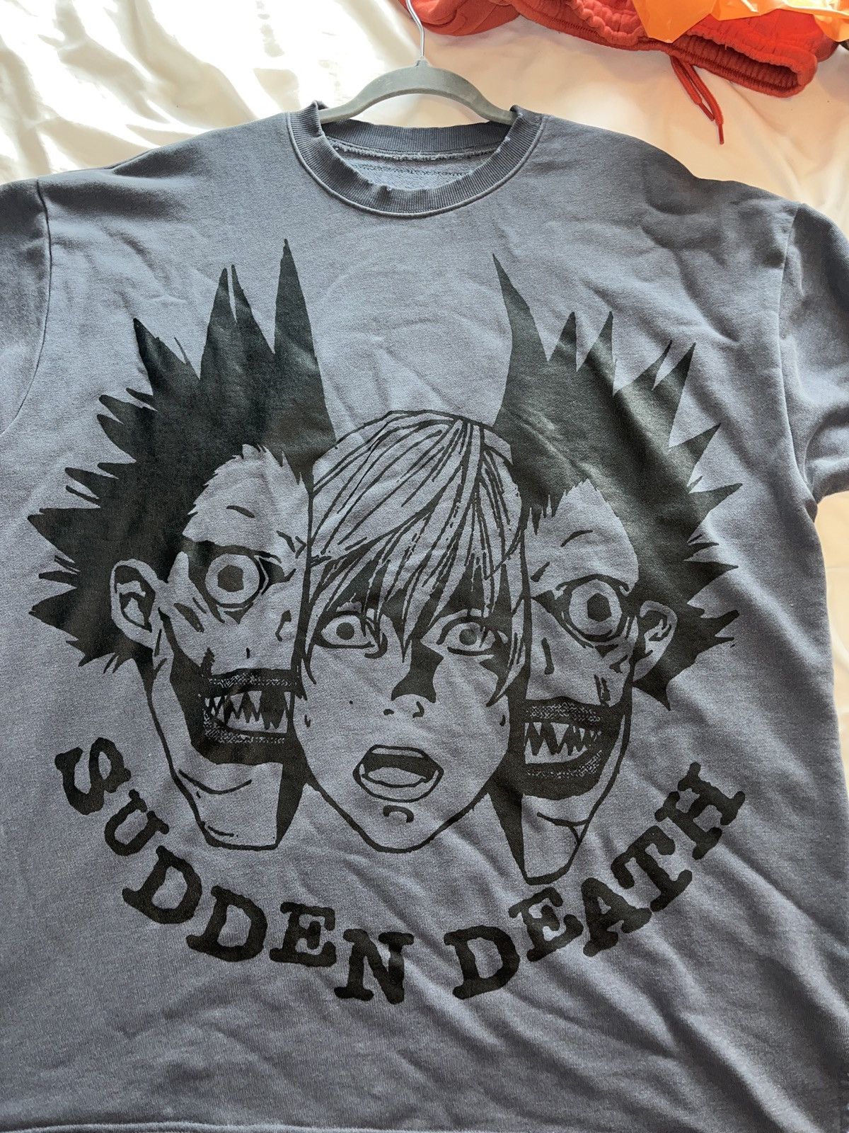 Anime × Japanese Brand “Sudden Death” DEATH NOTE Oversized T Shirt 