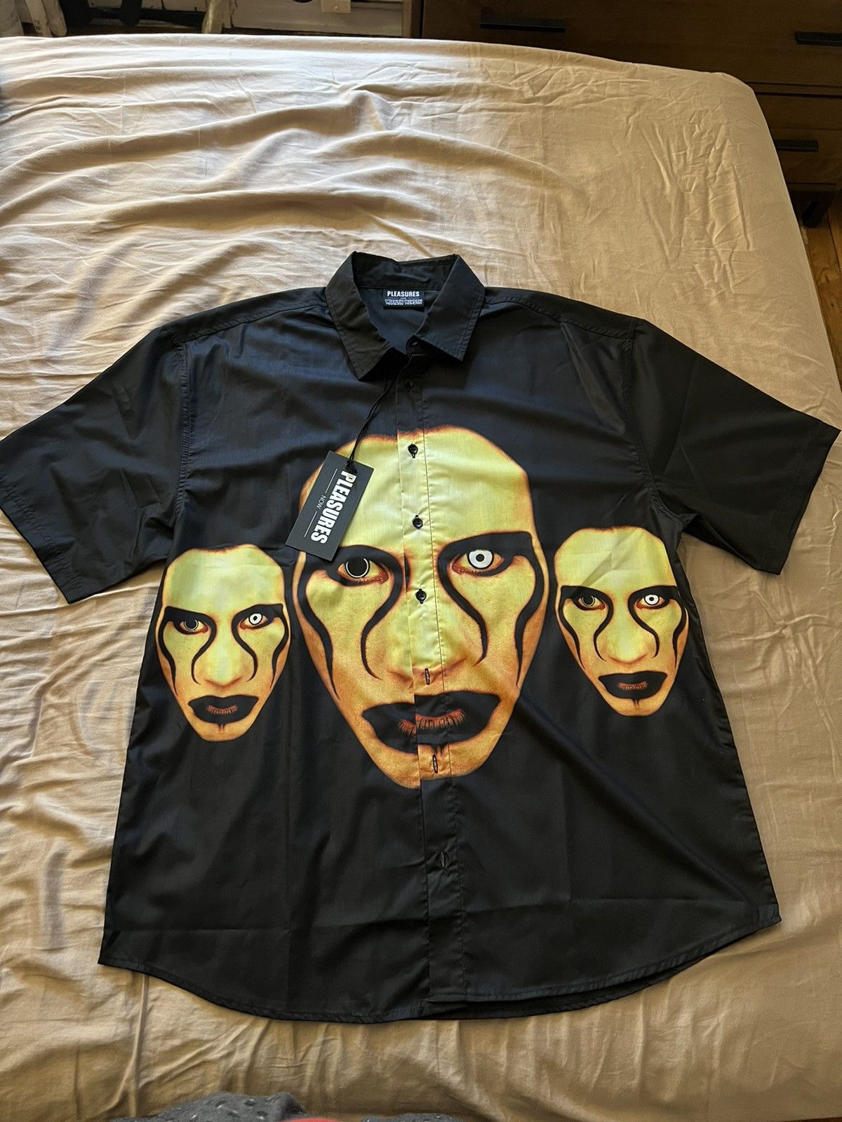 Pleasures - Pleasures x Marilyn Manson T-Shirt | HBX