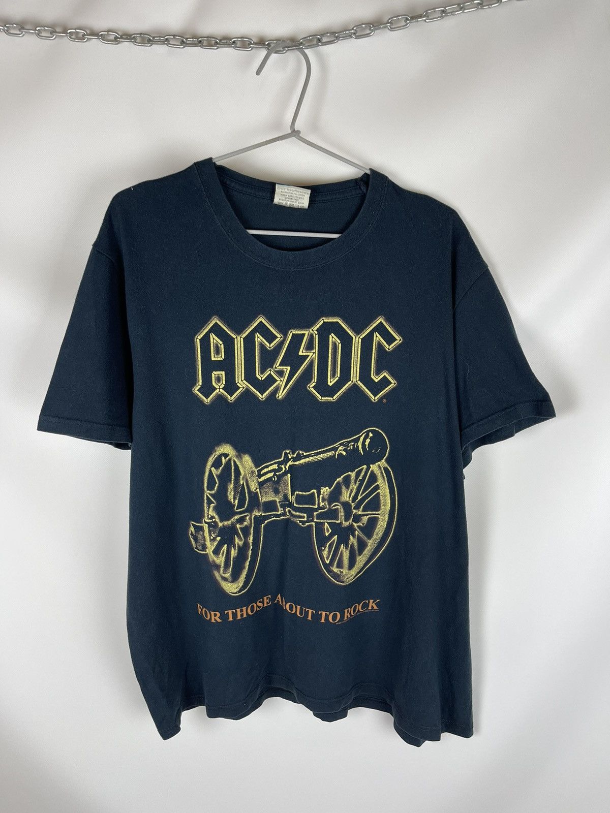 Vintage AC/DC 1999 vintage for those about to rock we salute you tee ...