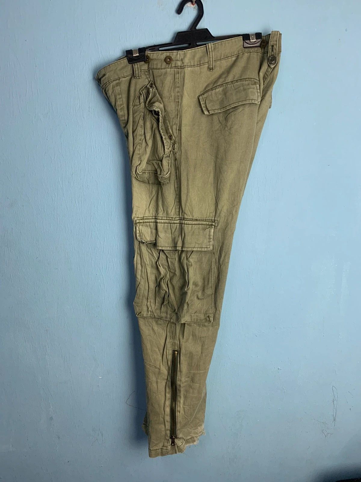 Japanese Brand cargo pants multipocket millitary style Size US 35 - 5 Thumbnail
