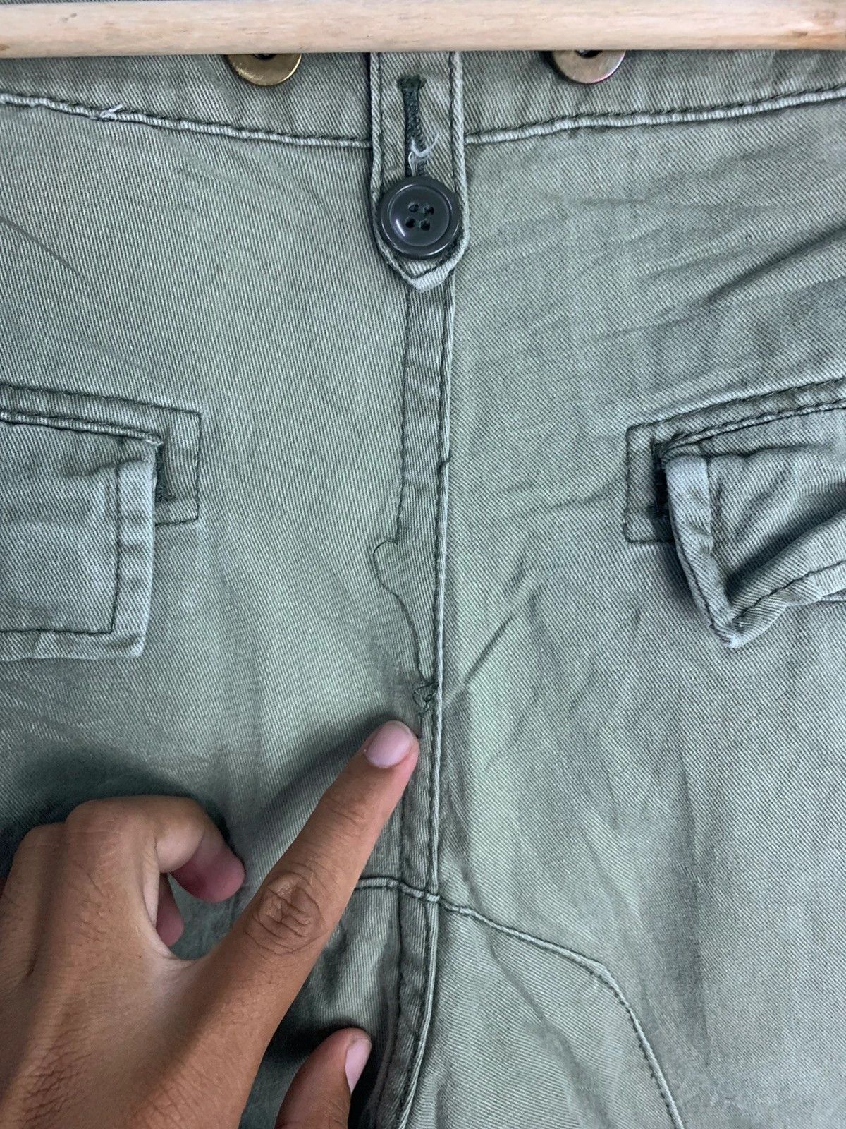 Japanese Brand cargo pants multipocket millitary style Size US 35 - 8 Thumbnail