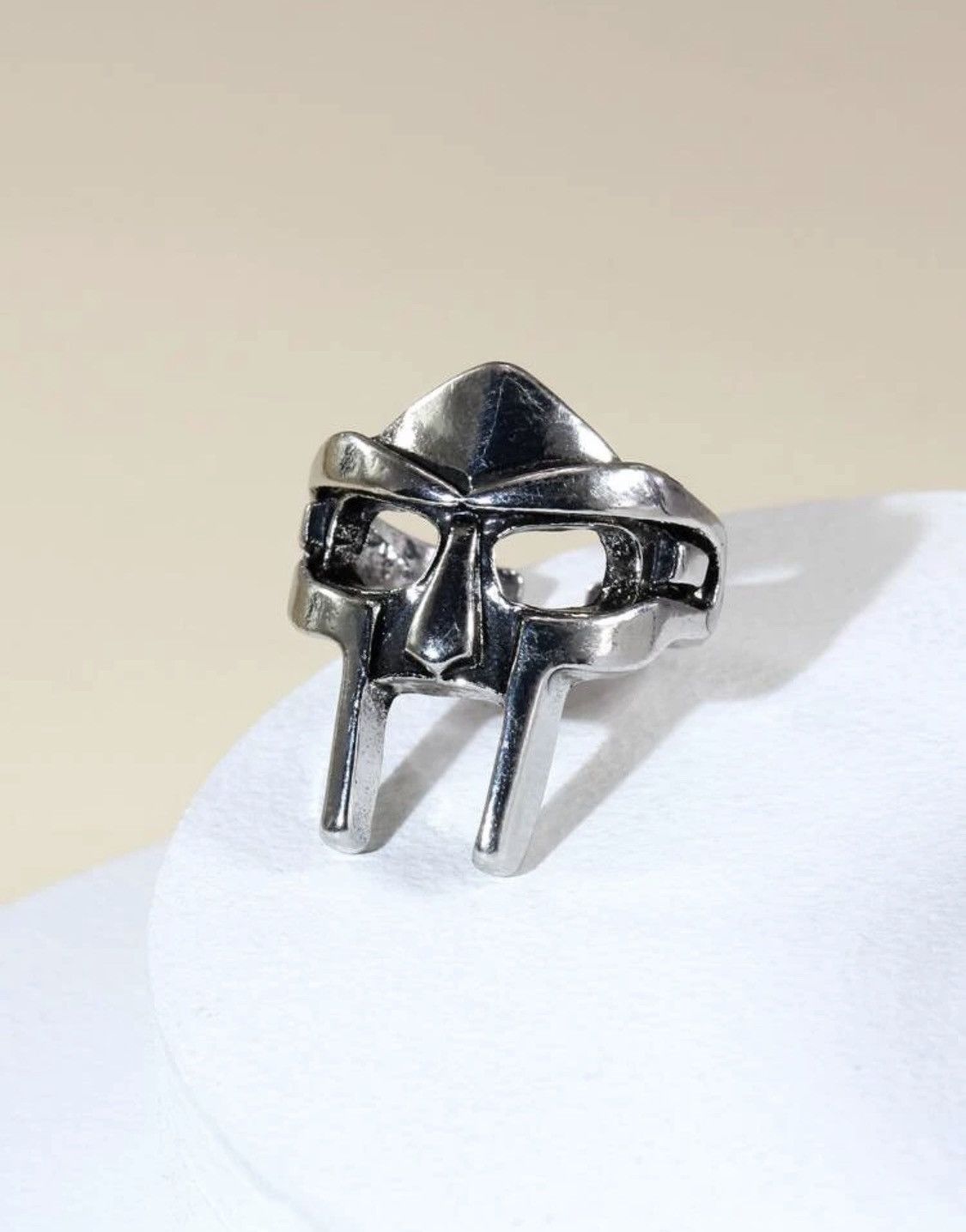 Vintage MF DOOM mask ring | Grailed