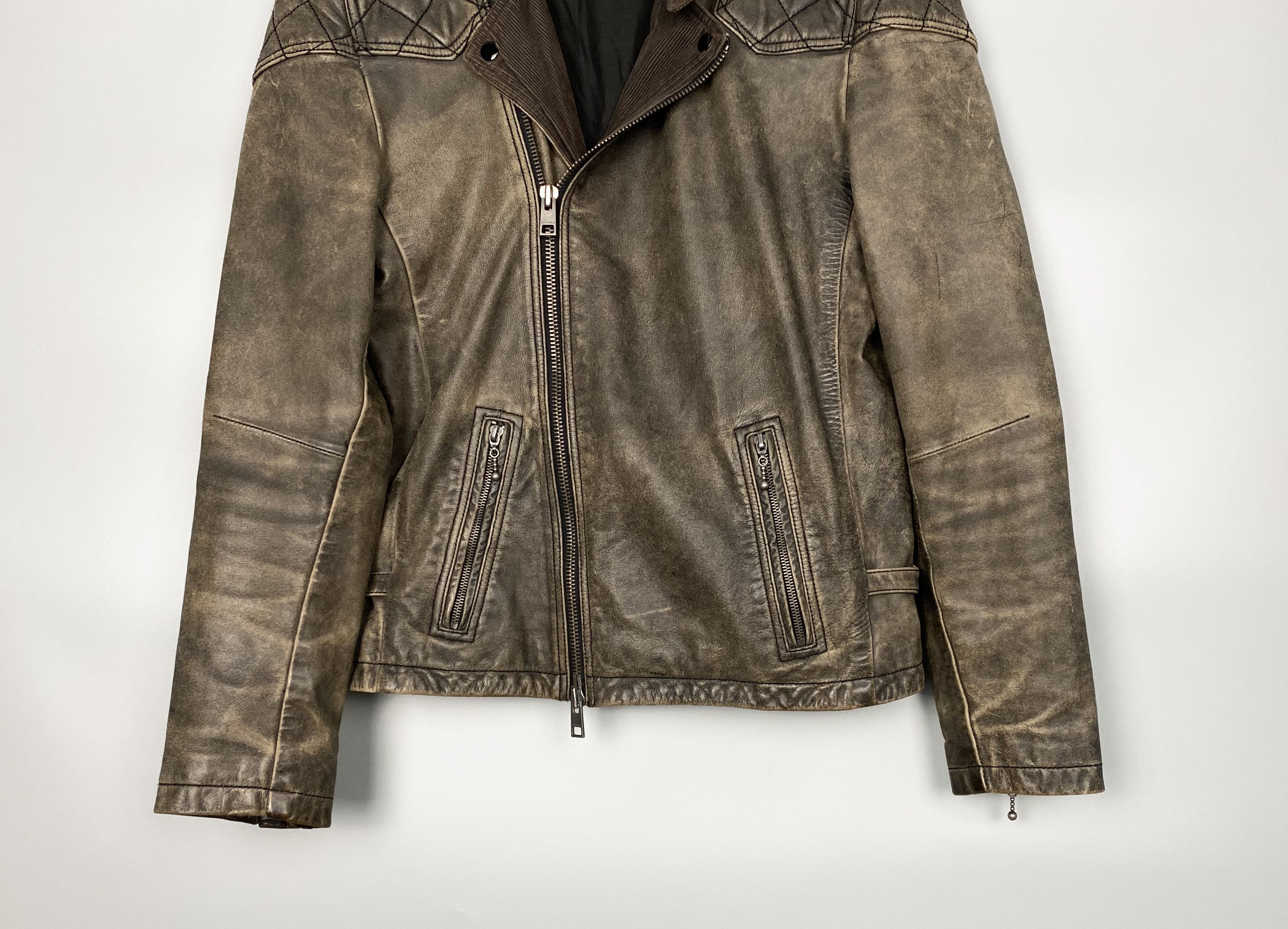 Allsaints AllSaints Convey Biker Leather Jacket Size US M / EU 48-50 / 2 - 7 Thumbnail