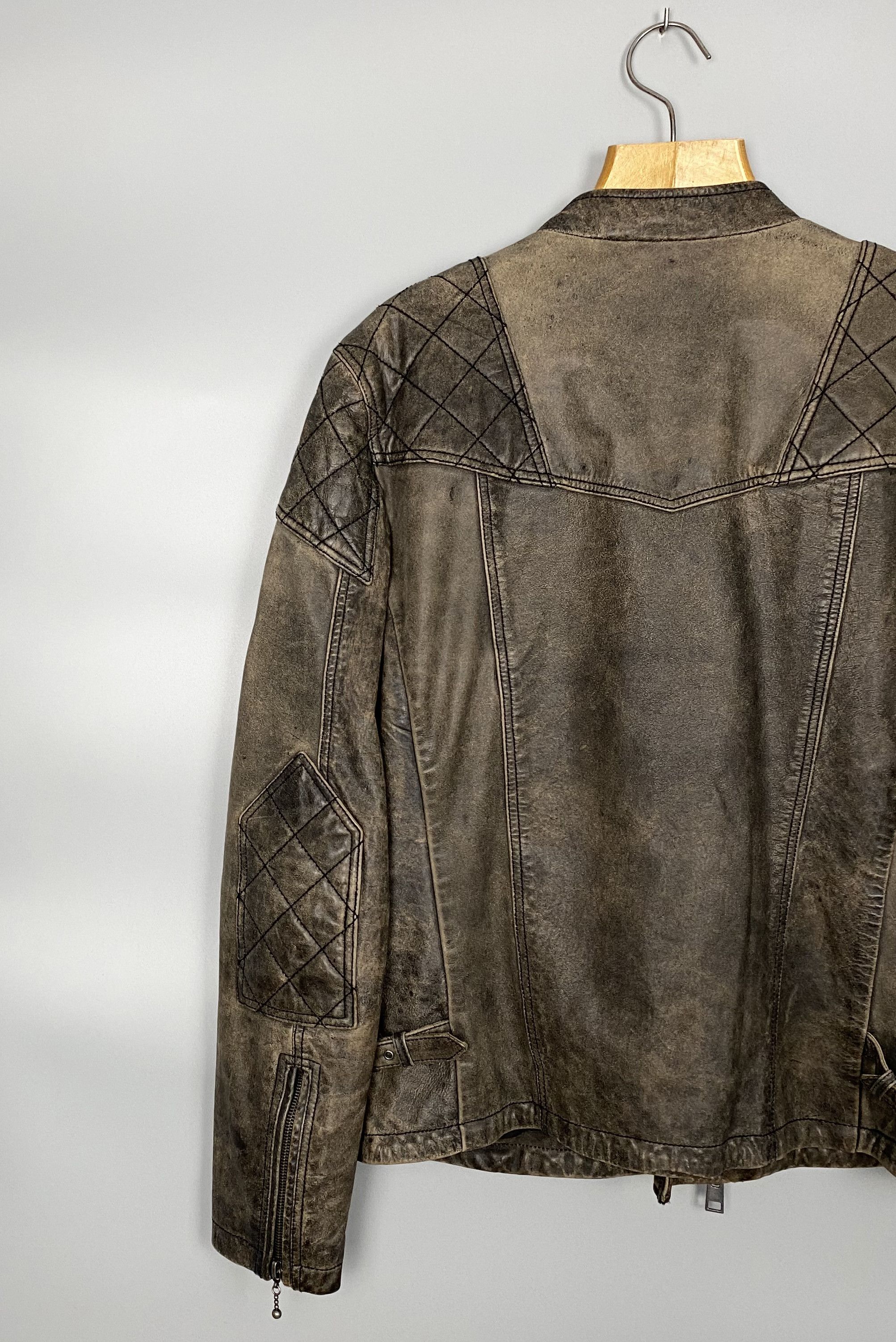 Allsaints AllSaints Convey Biker Leather Jacket Size US M / EU 48-50 / 2 - 9 Thumbnail