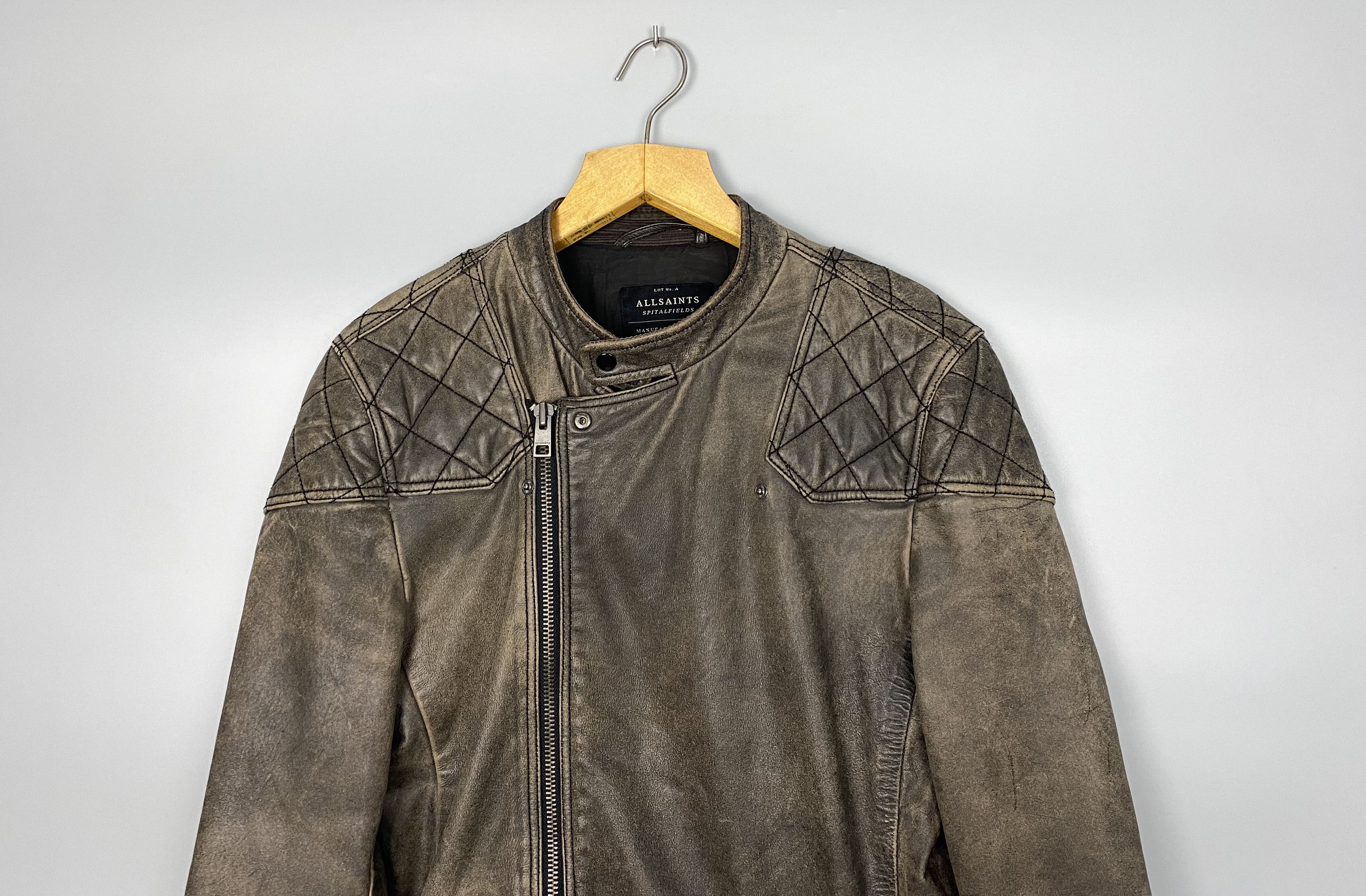 Allsaints AllSaints Convey Biker Leather Jacket Size US M / EU 48-50 / 2 - 5 Thumbnail