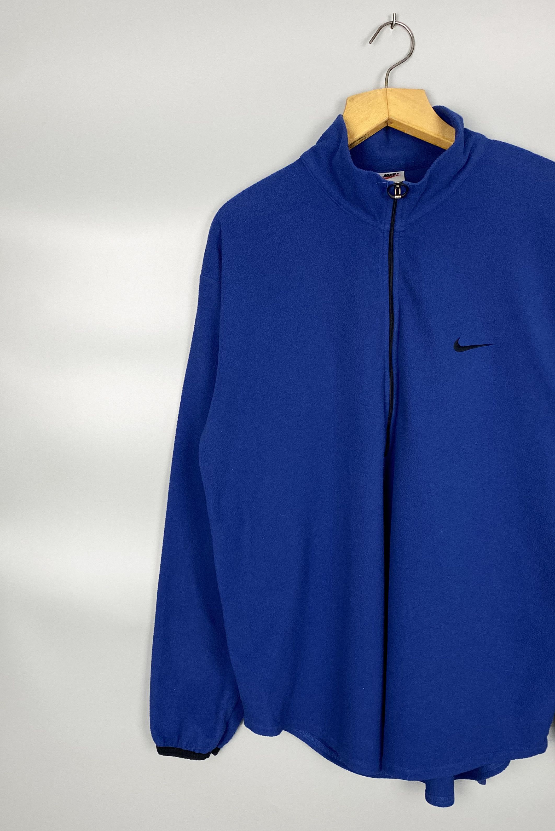 Vintage NIKE Vintage Fleece Pullover Half Zip Small Swoosh Size US XL / EU 56 / 4 - 2 Thumbnail