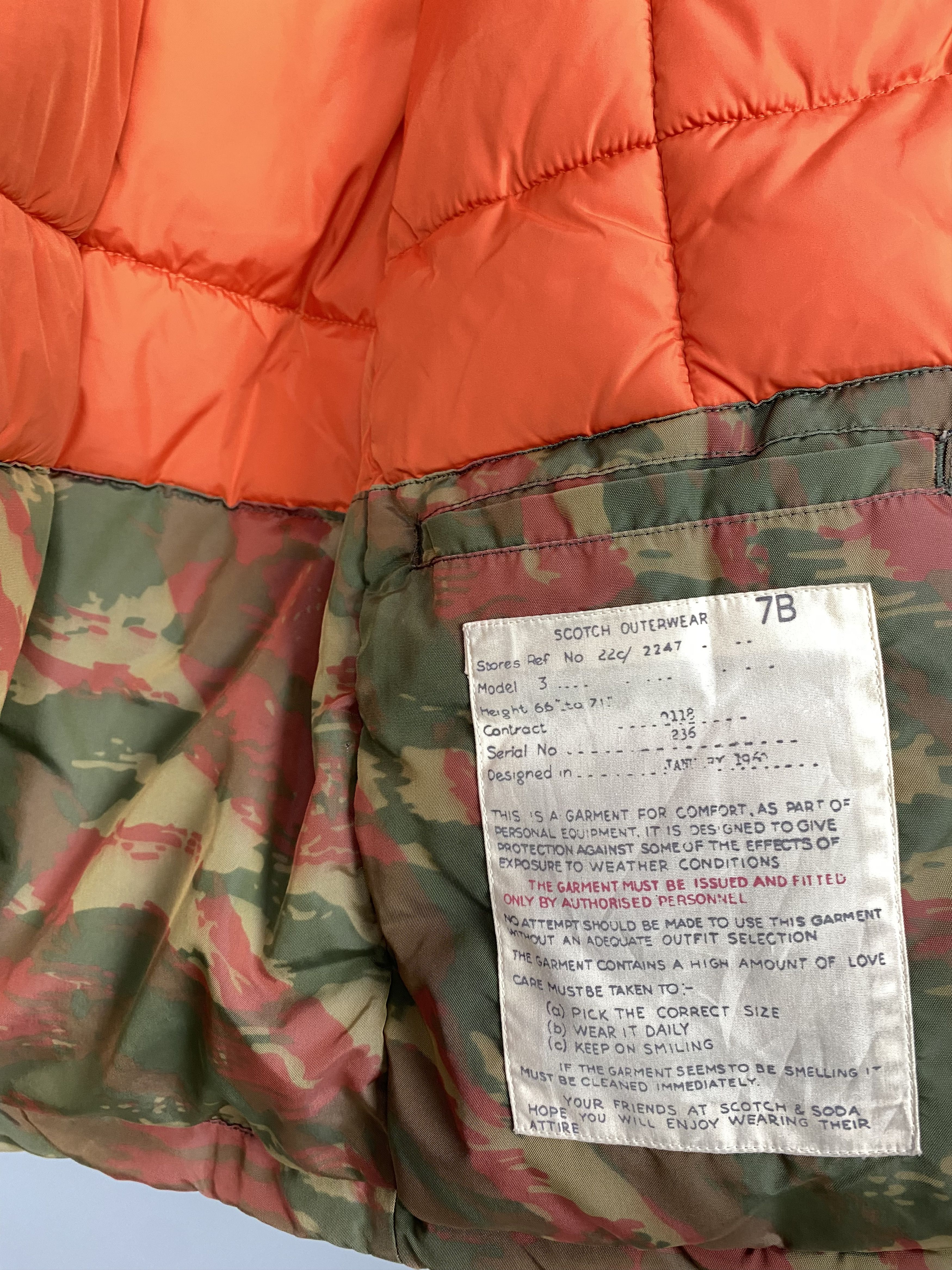 Scotch & Soda Scotch Soda Warm Military Camo Jacket Size US S / EU 44-46 / 1 - 14 Thumbnail