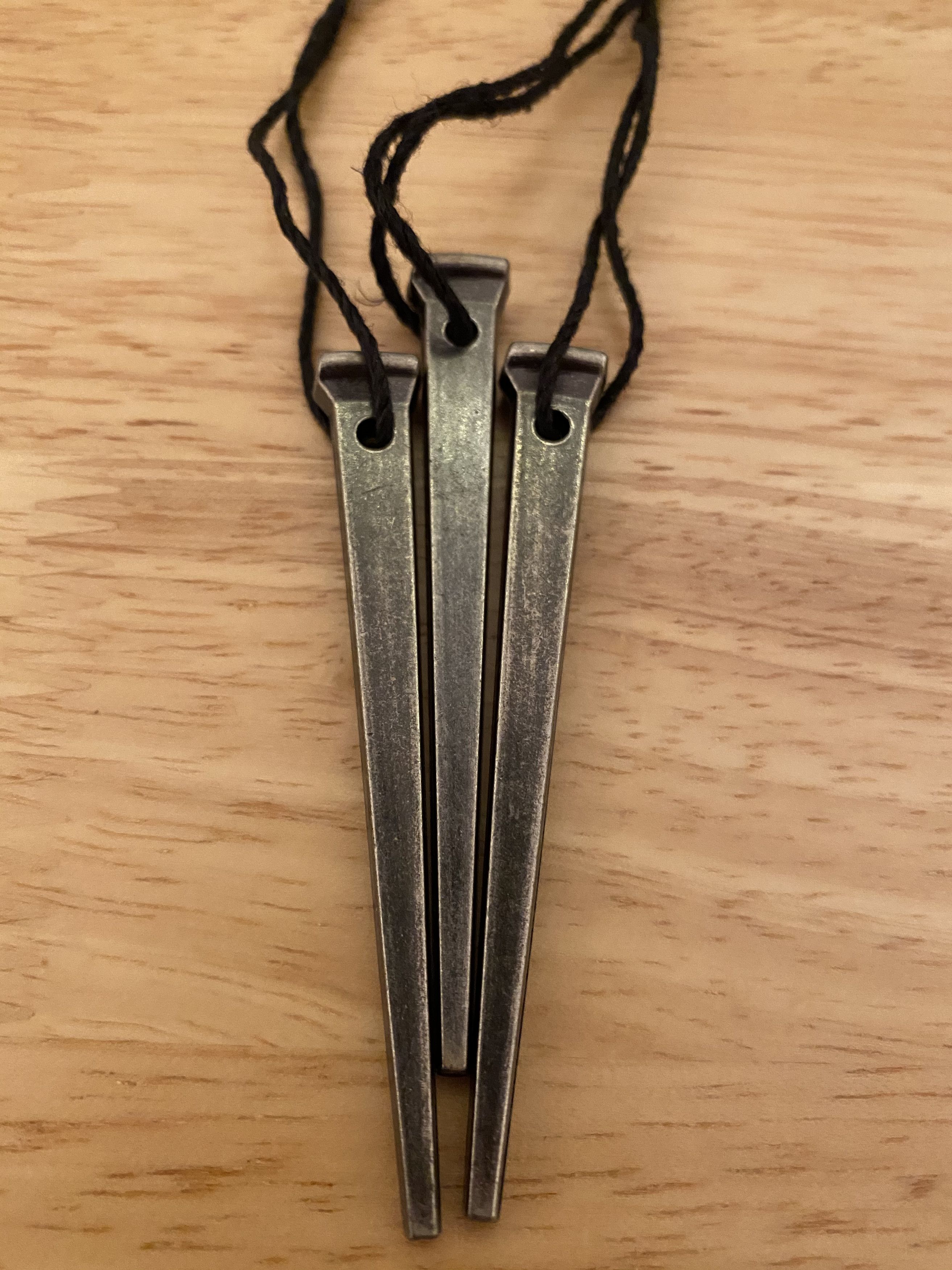 Marcel Everette Oxidized Box Nail Pendant Size ONE SIZE - 2 Thumbnail