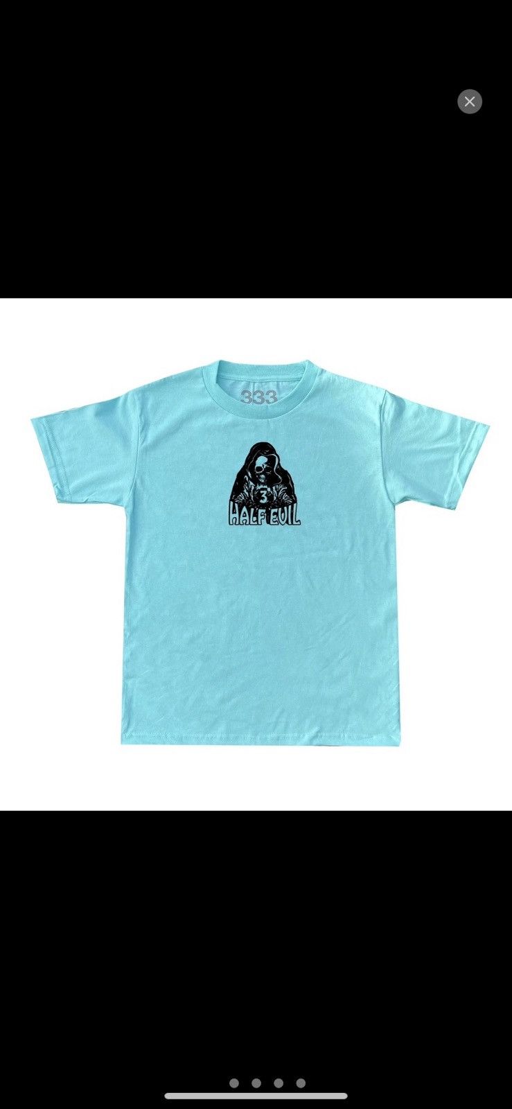 Half Evil Half Evil 333 Tee Teal size small Size US S / EU 44-46 / 1 - 3 Thumbnail
