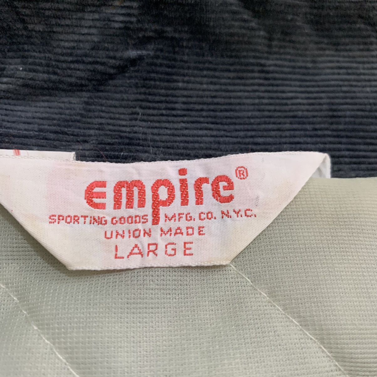 Union LA Vintage Empire Union Made White Like Fire Co. Bomber Jacket Size US L / EU 52-54 / 3 - 8 Thumbnail