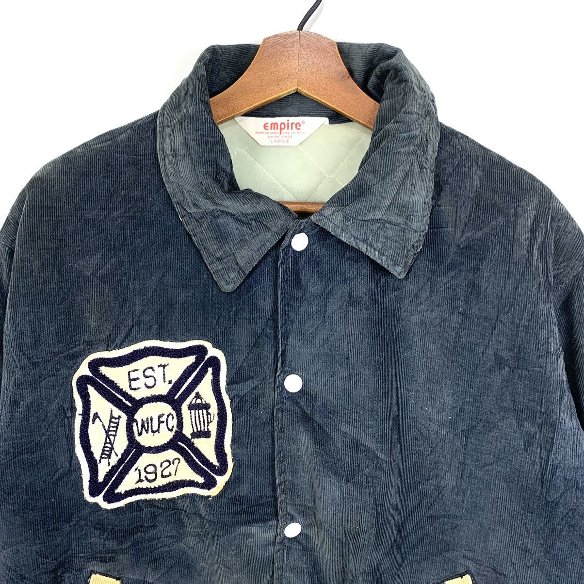Union LA Vintage Empire Union Made White Like Fire Co. Bomber Jacket Size US L / EU 52-54 / 3 - 3 Thumbnail
