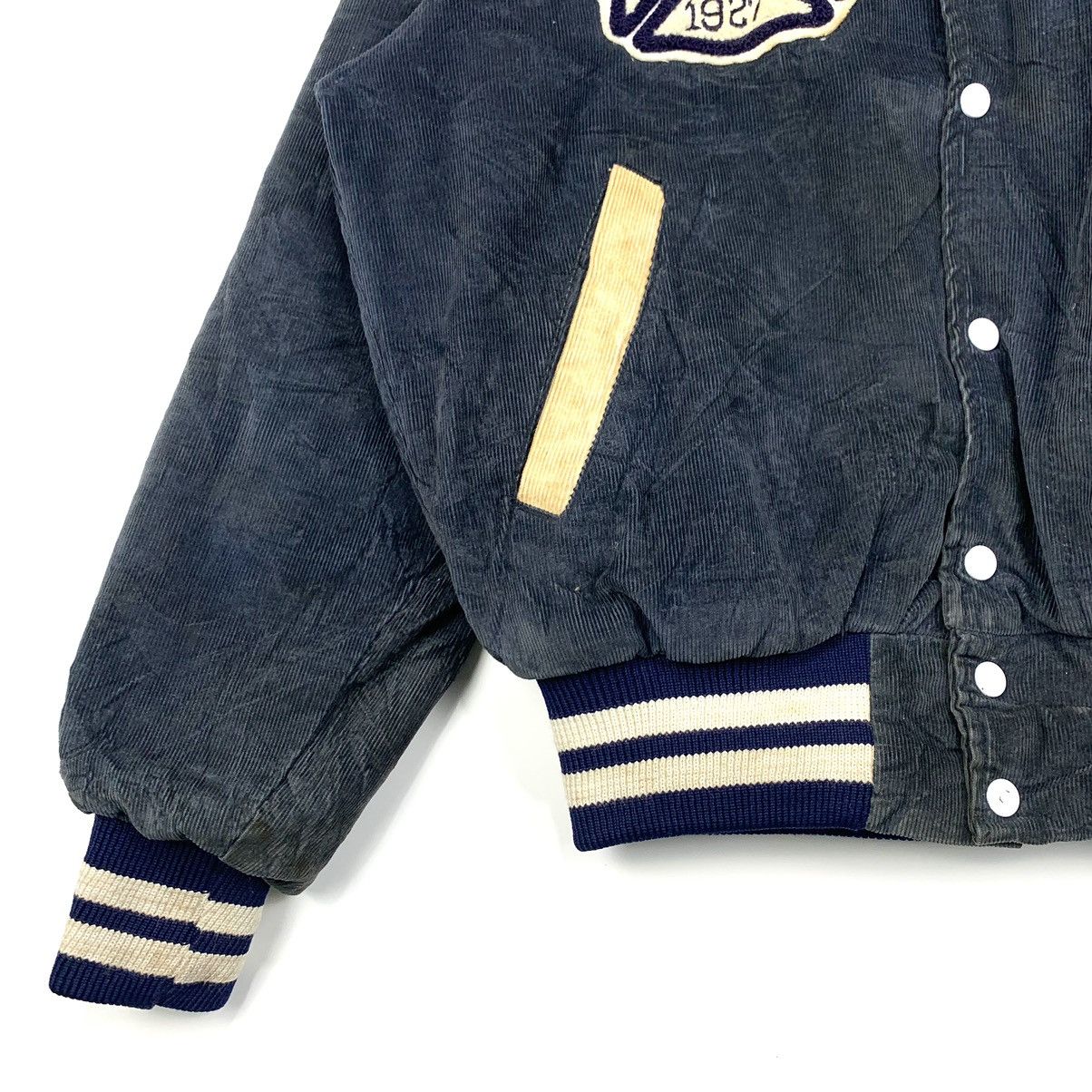Union LA Vintage Empire Union Made White Like Fire Co. Bomber Jacket Size US L / EU 52-54 / 3 - 5 Thumbnail