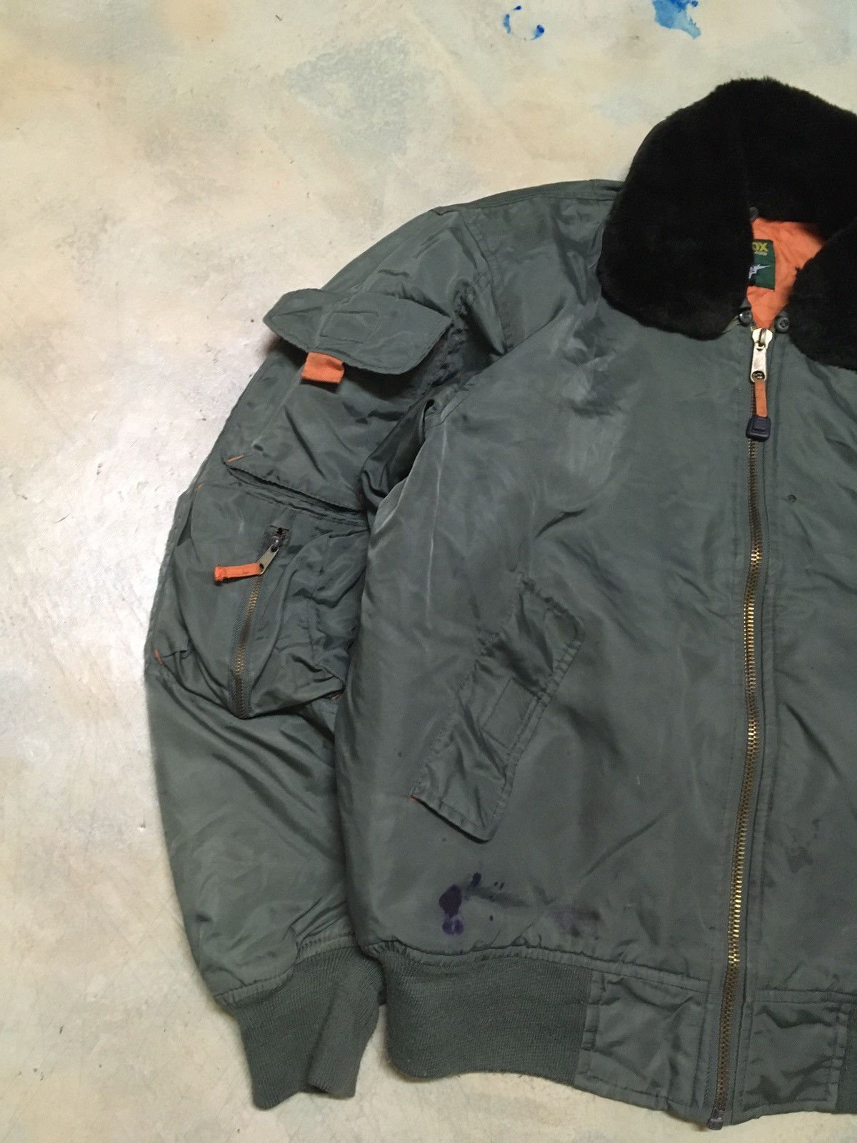 Japanese Brand Fire Fox Bomber Style Jacket Inspired Alpha Industries Size US M / EU 48-50 / 2 - 2 Thumbnail