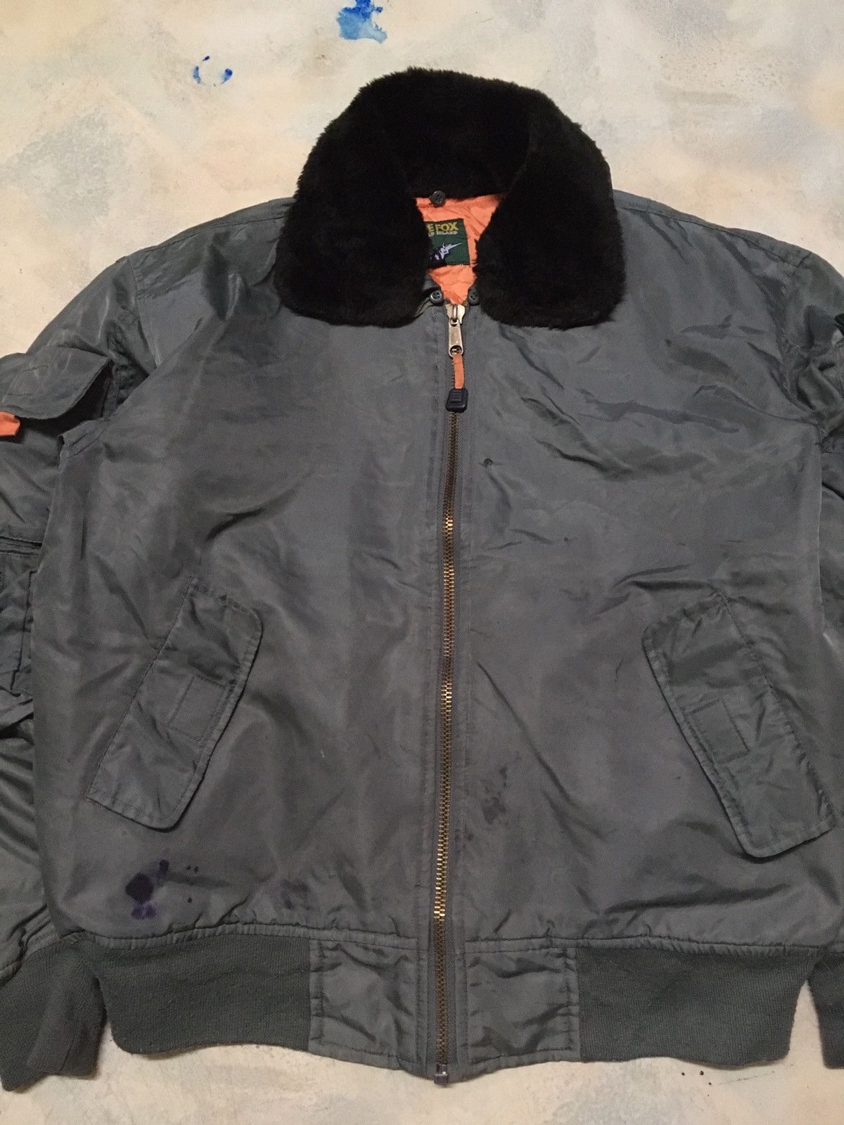 Japanese Brand Fire Fox Bomber Style Jacket Inspired Alpha Industries Size US M / EU 48-50 / 2 - 3 Thumbnail