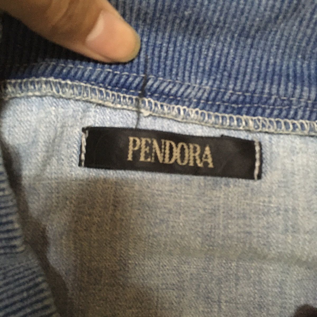 Japanese Brand Japanese Brand Pendora Denim Bomber Jacket Size US M / EU 48-50 / 2 - 3 Thumbnail