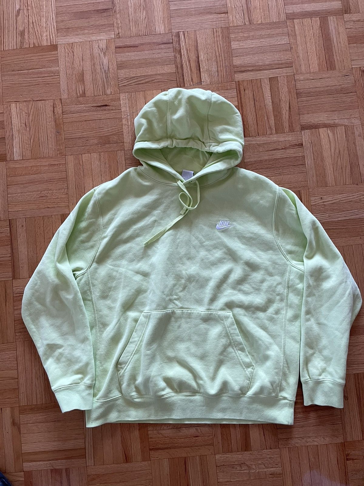 Nike Lime Green Nike Essential Hoodie Size US M / EU 48-50 / 2 - 1 Thumbnail