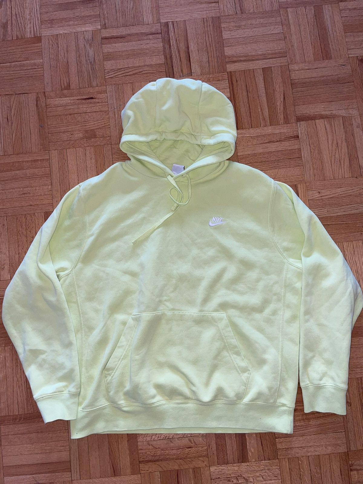 Nike Lime Green Nike Essential Hoodie Size US M / EU 48-50 / 2 - 2 Thumbnail