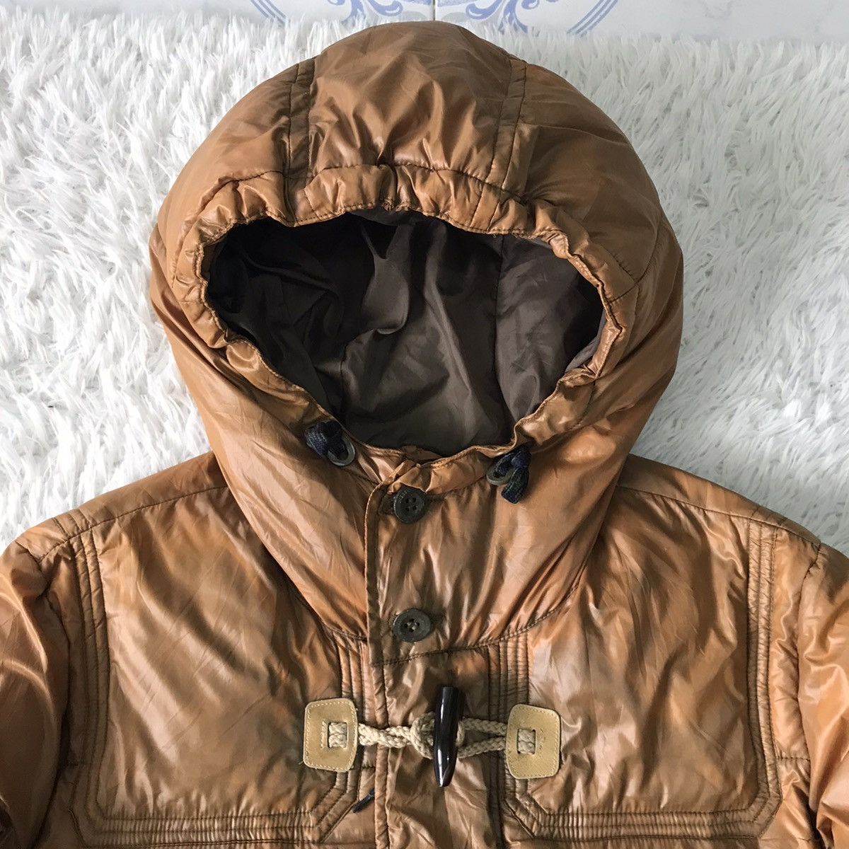 Diesel 💥Vtg Sun Faded Diesel Puffer Down Duffle Coat Style Size US M / EU 48-50 / 2 - 7 Thumbnail