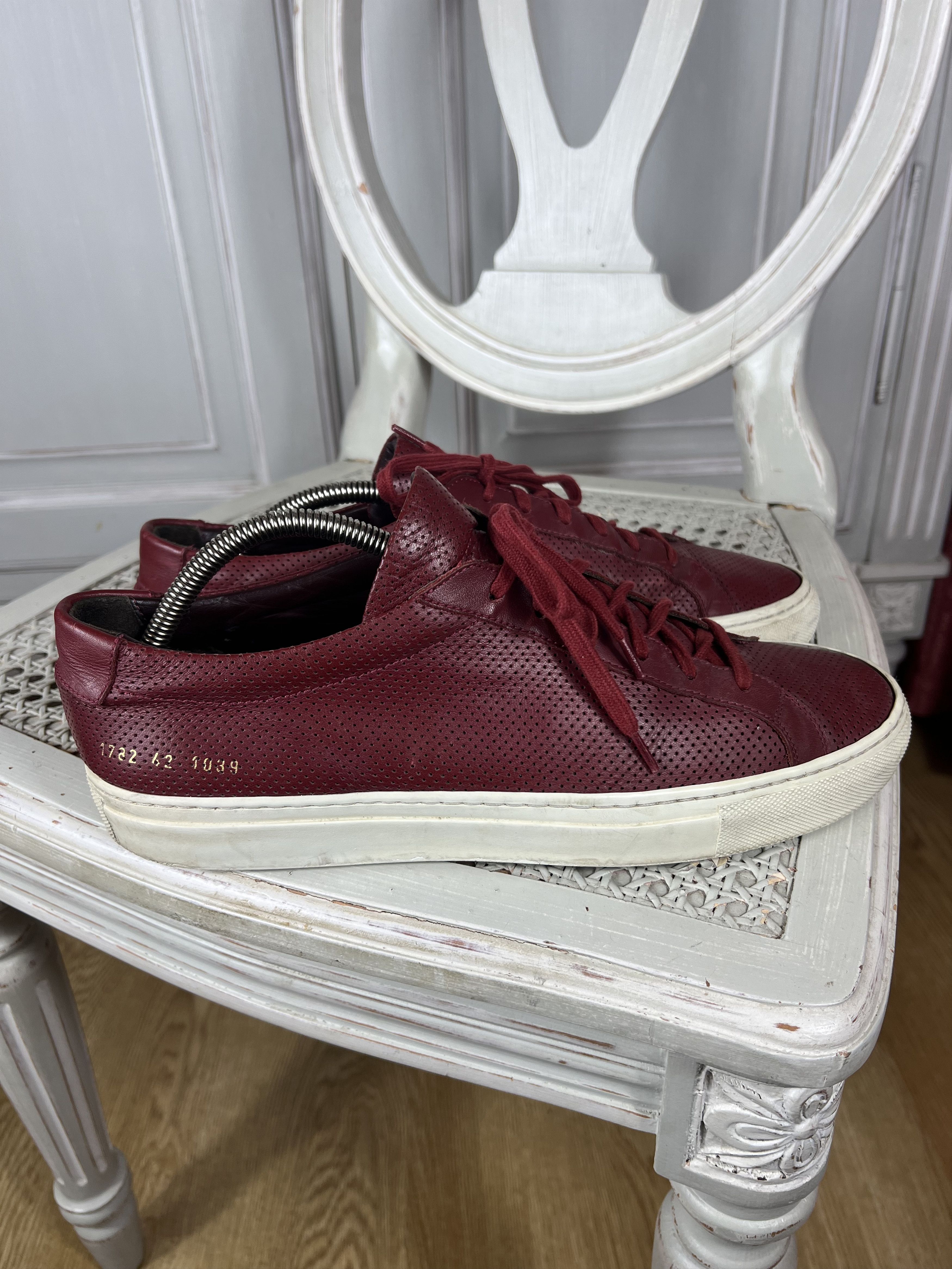 Common Projects COMMON PROJECTS ORIGINAL ACHILLES LOW PERFORATED Size US 9 / EU 42 - 4 Thumbnail