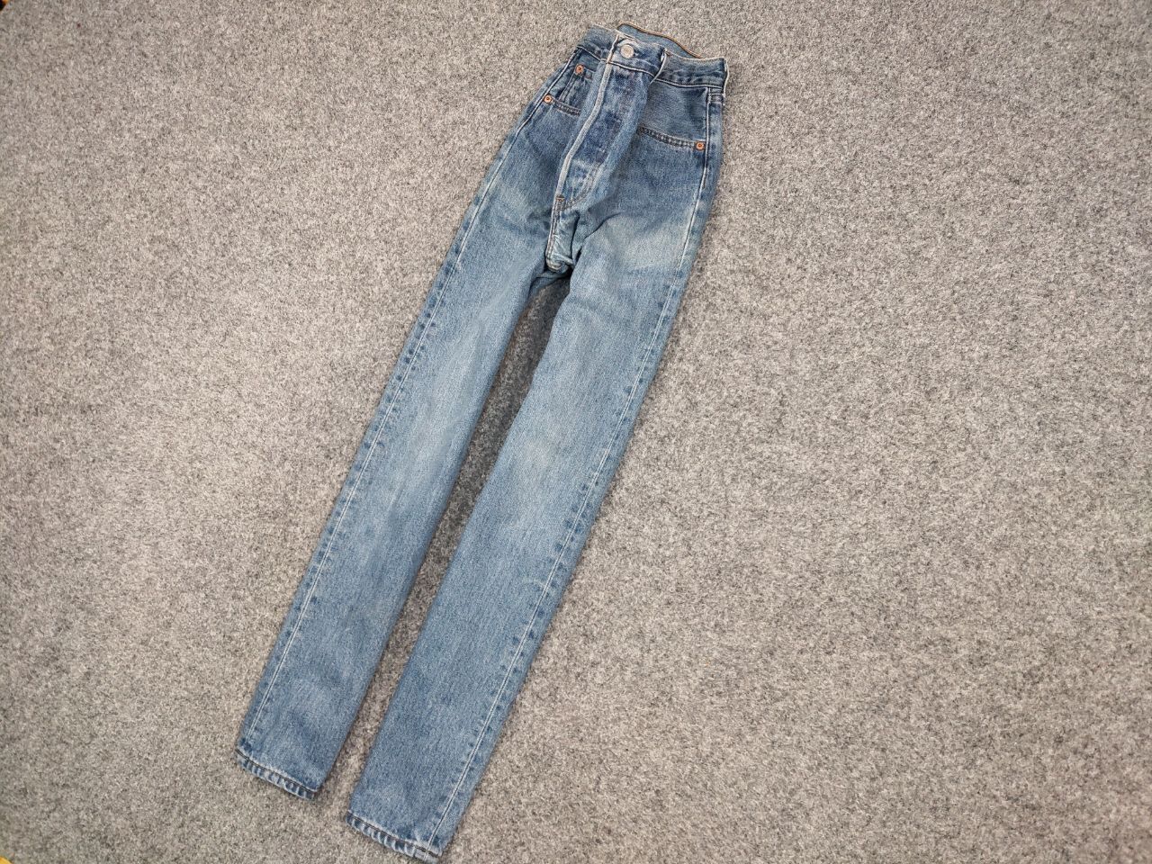 Levi's Vintage 80's Levis 501 Jeans Made USA Perfect Faded Denim Size US 33 - 3 Thumbnail